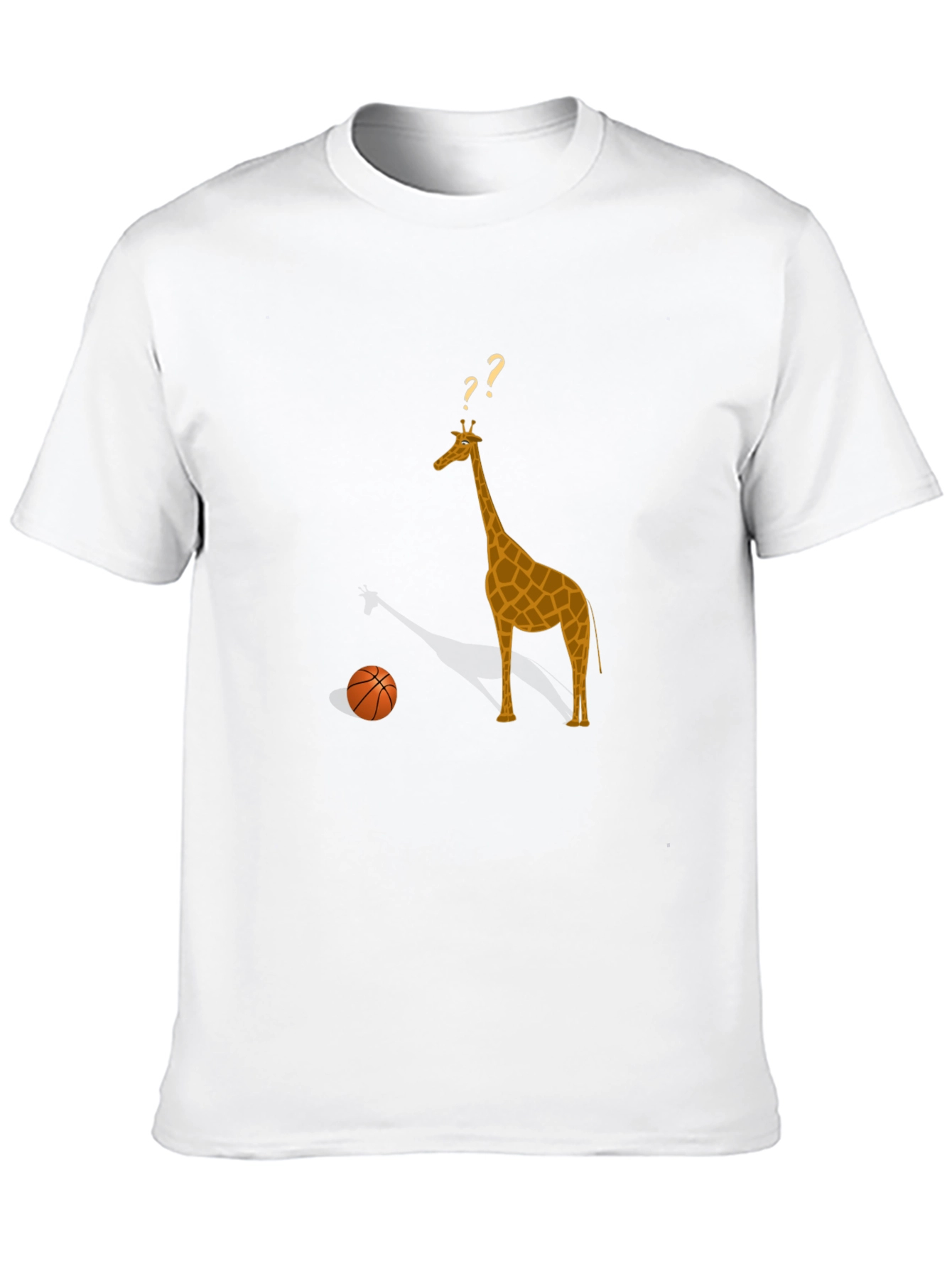 Giraffe & Basketball Graphic Tee - Curious Style