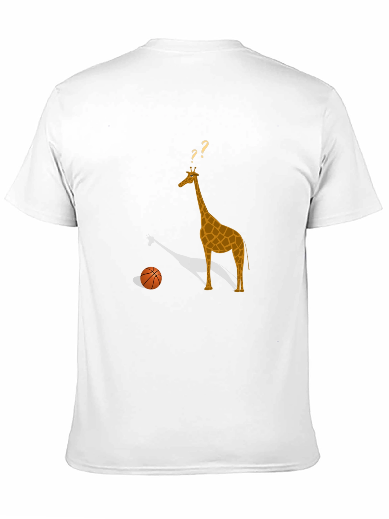 Giraffe & Basketball Graphic Tee - Curious Style