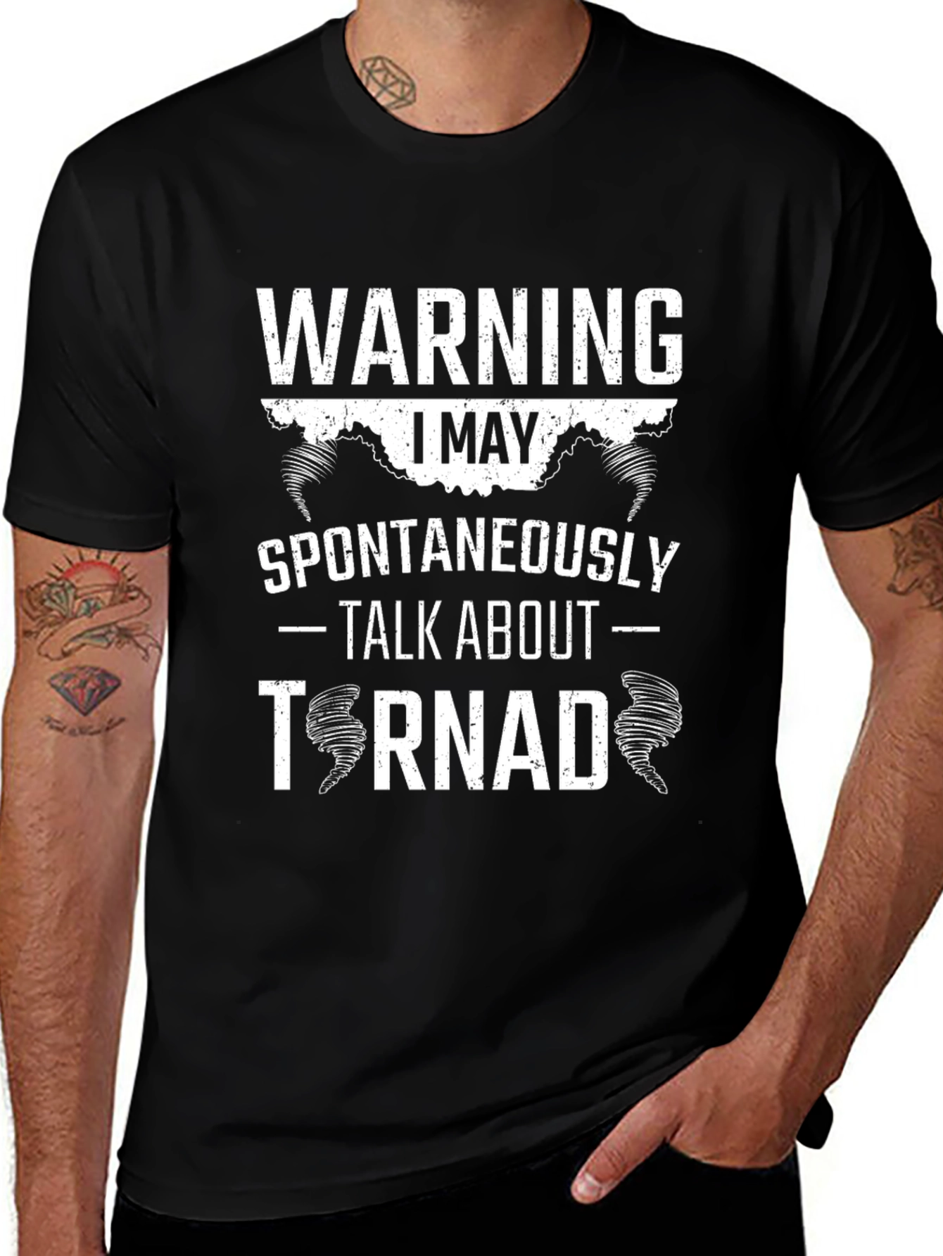 Warning: I May Spontaneously Talk About Tornadoes T-Shirt