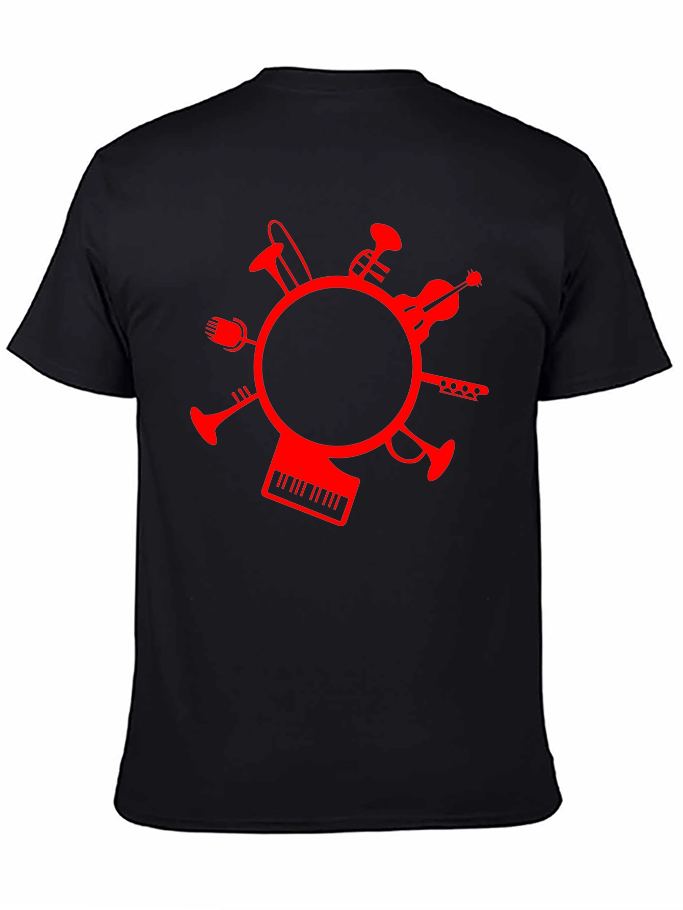 Musical Instrument Circle Graphic T-Shirt
