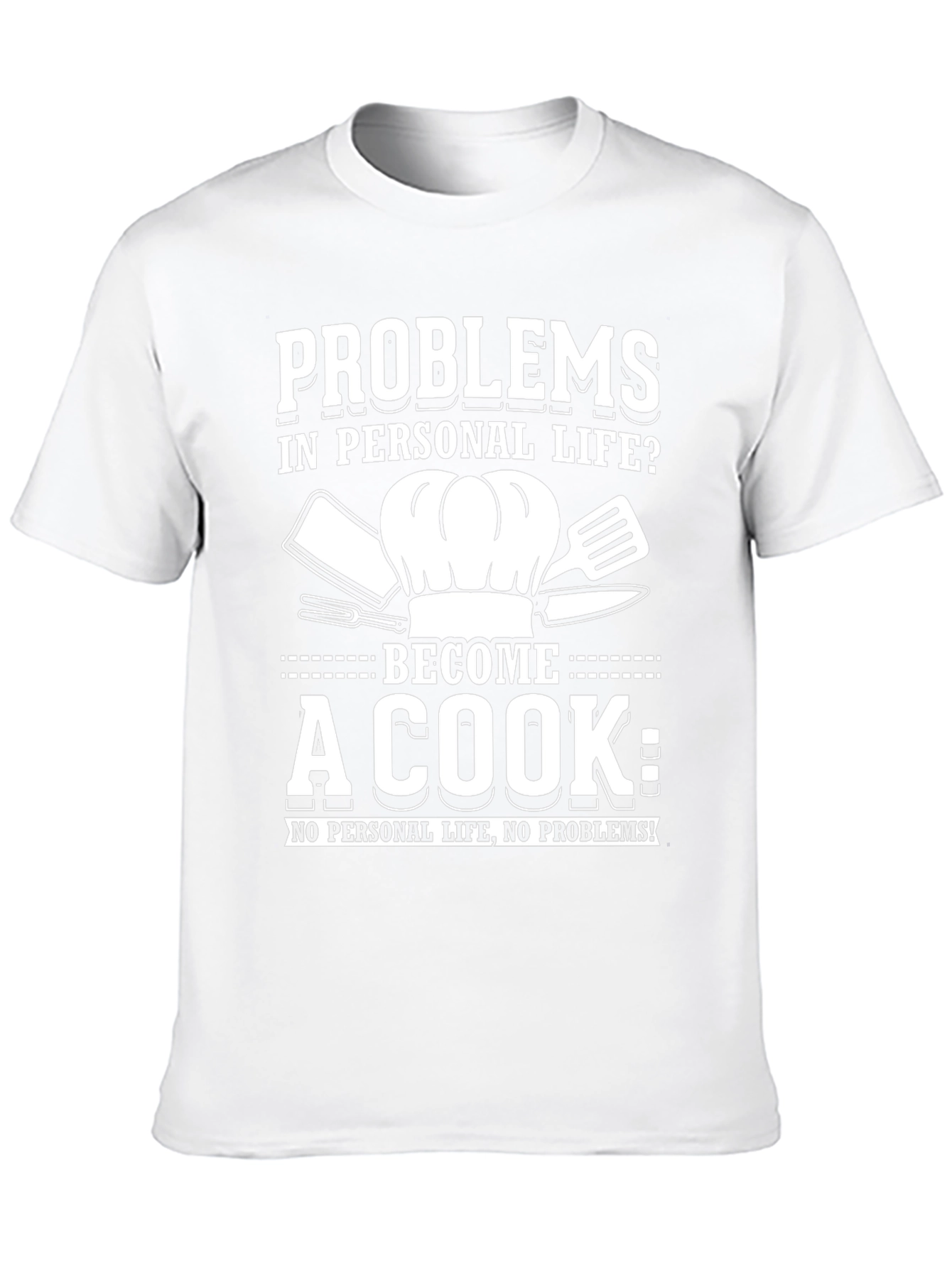 Problems? Become a Cook Graphic Tee - Black