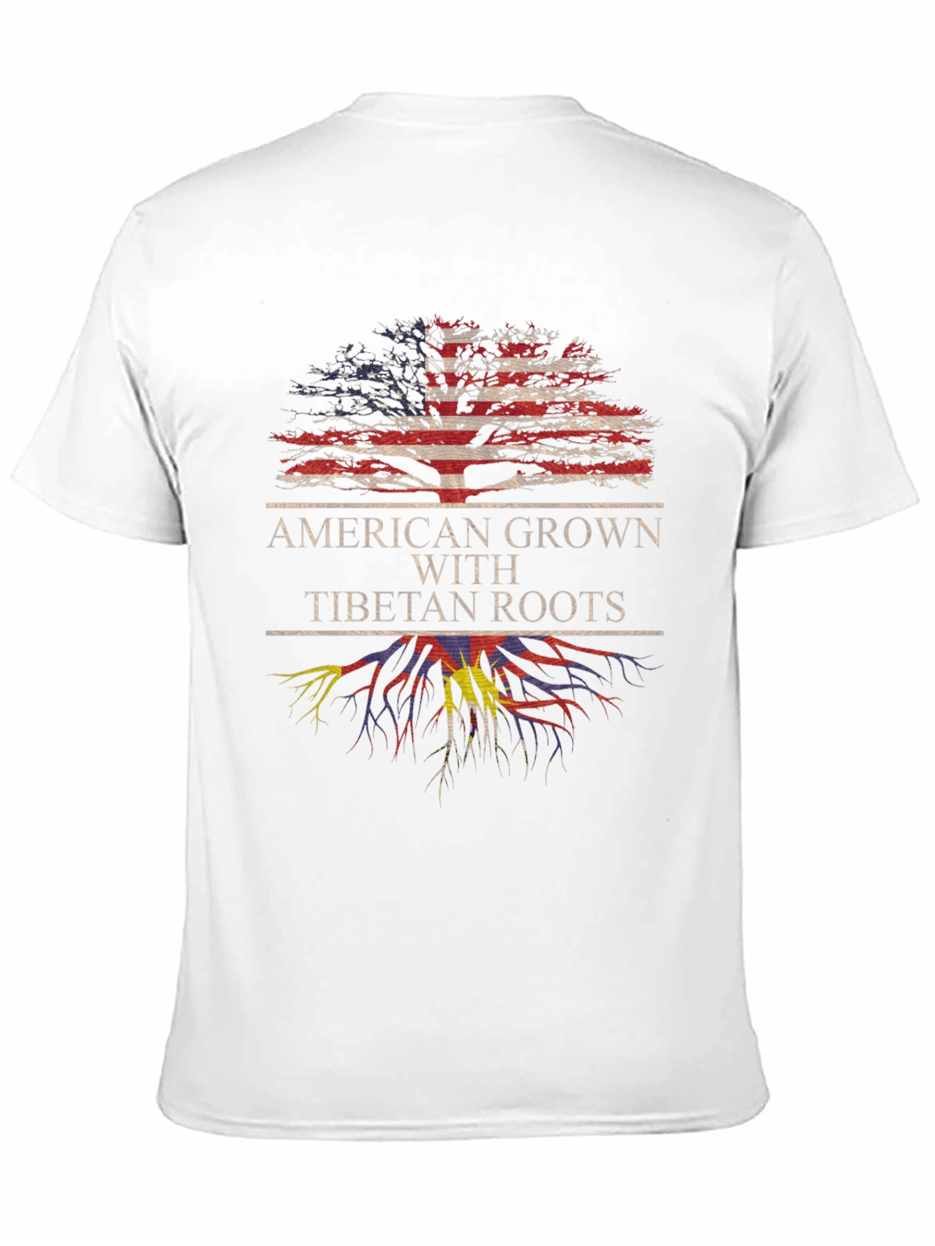 American Grown With Tibetan Roots T-Shirt