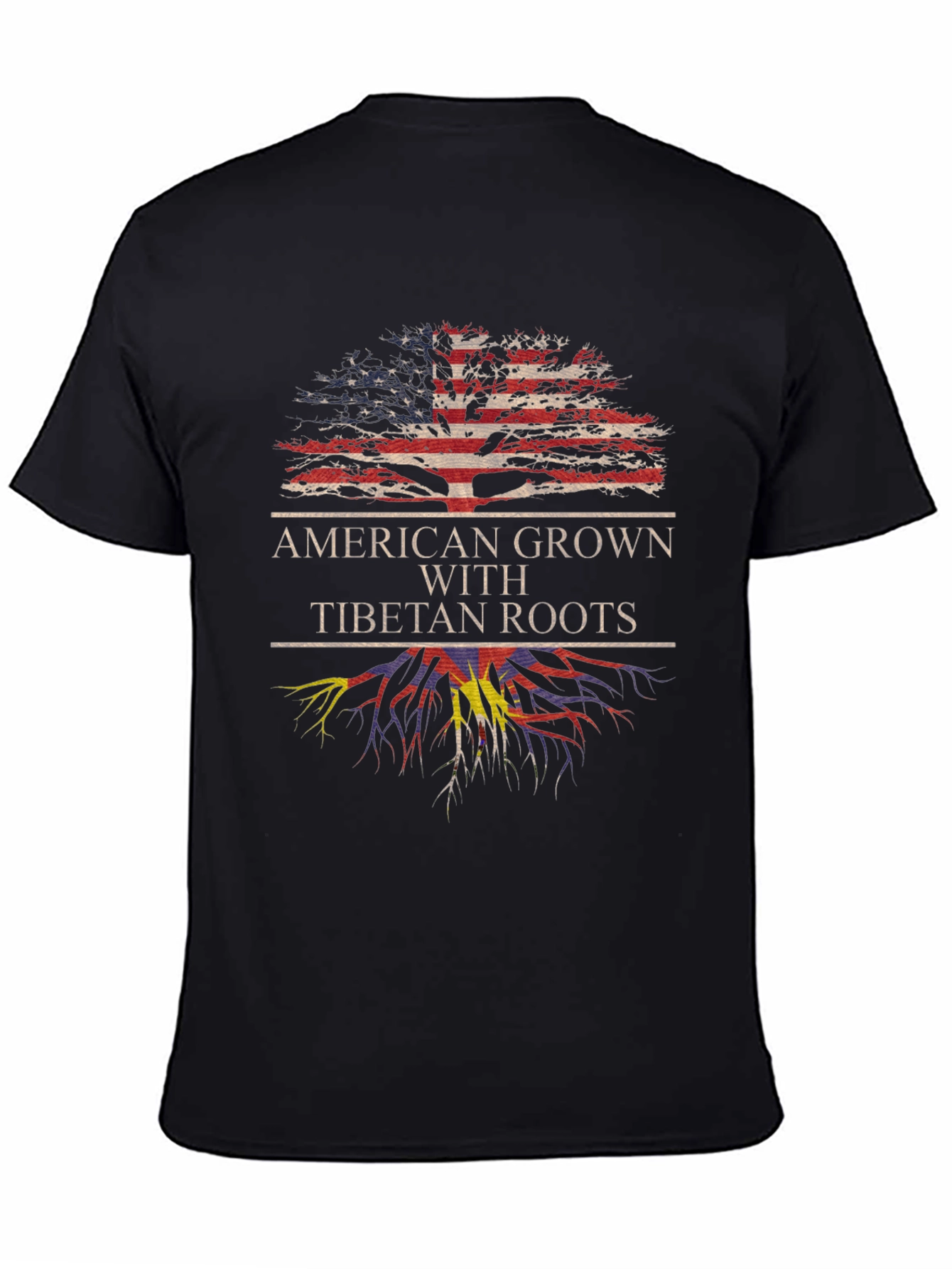 American Grown With Tibetan Roots T-Shirt