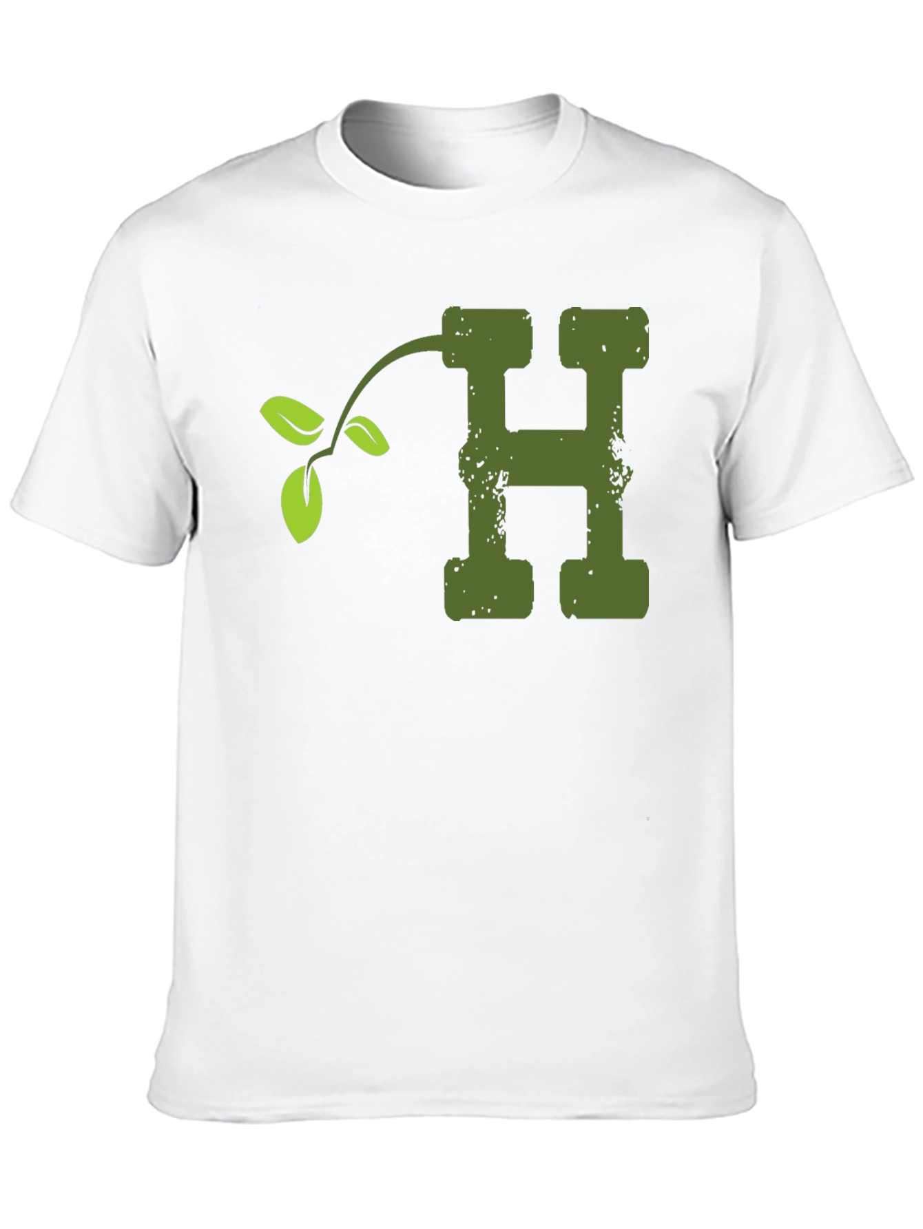 Nature Letter H T-Shirt - Soft Cotton Blend