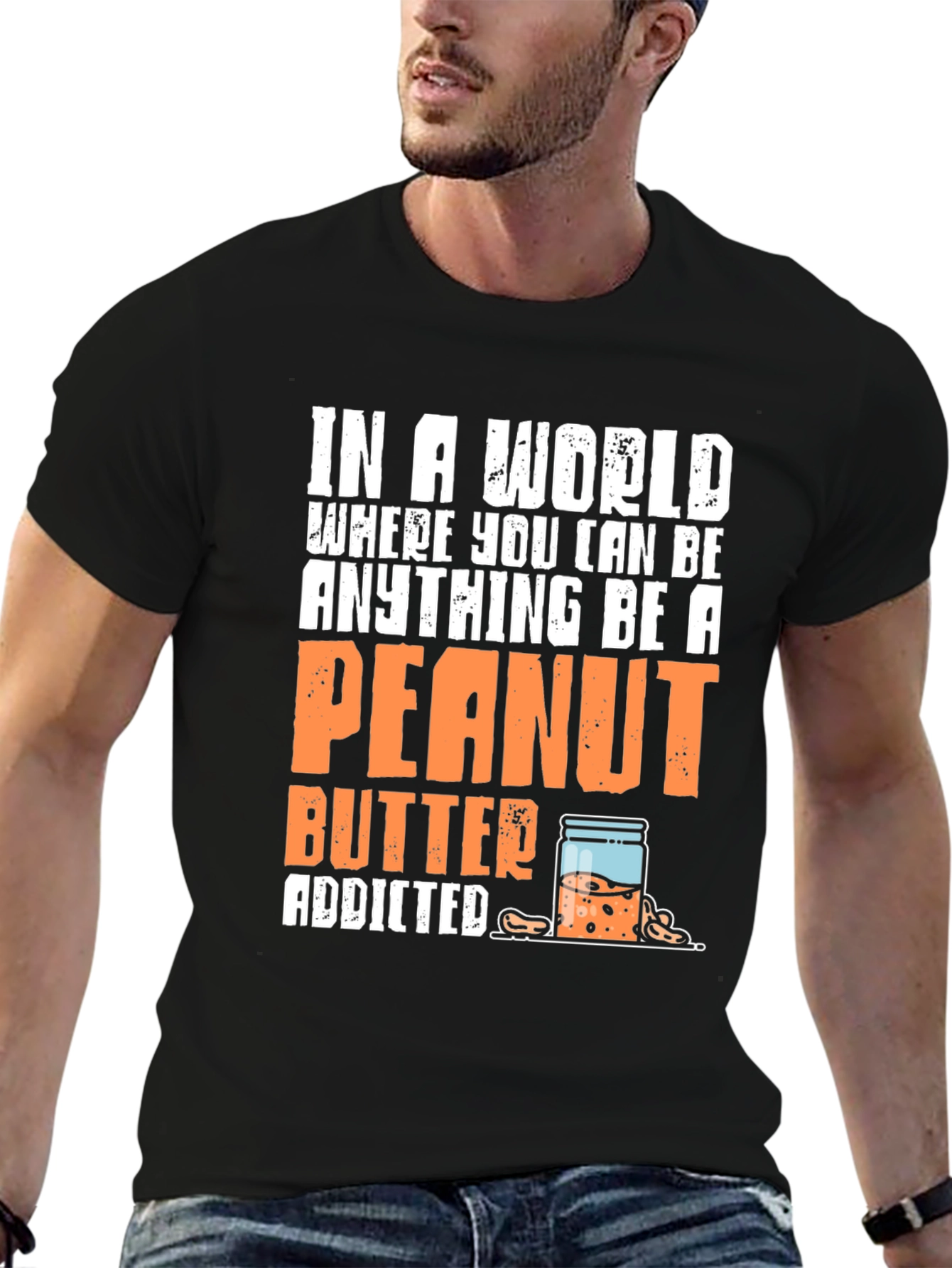 Peanut Butter Addicted Graphic Tee