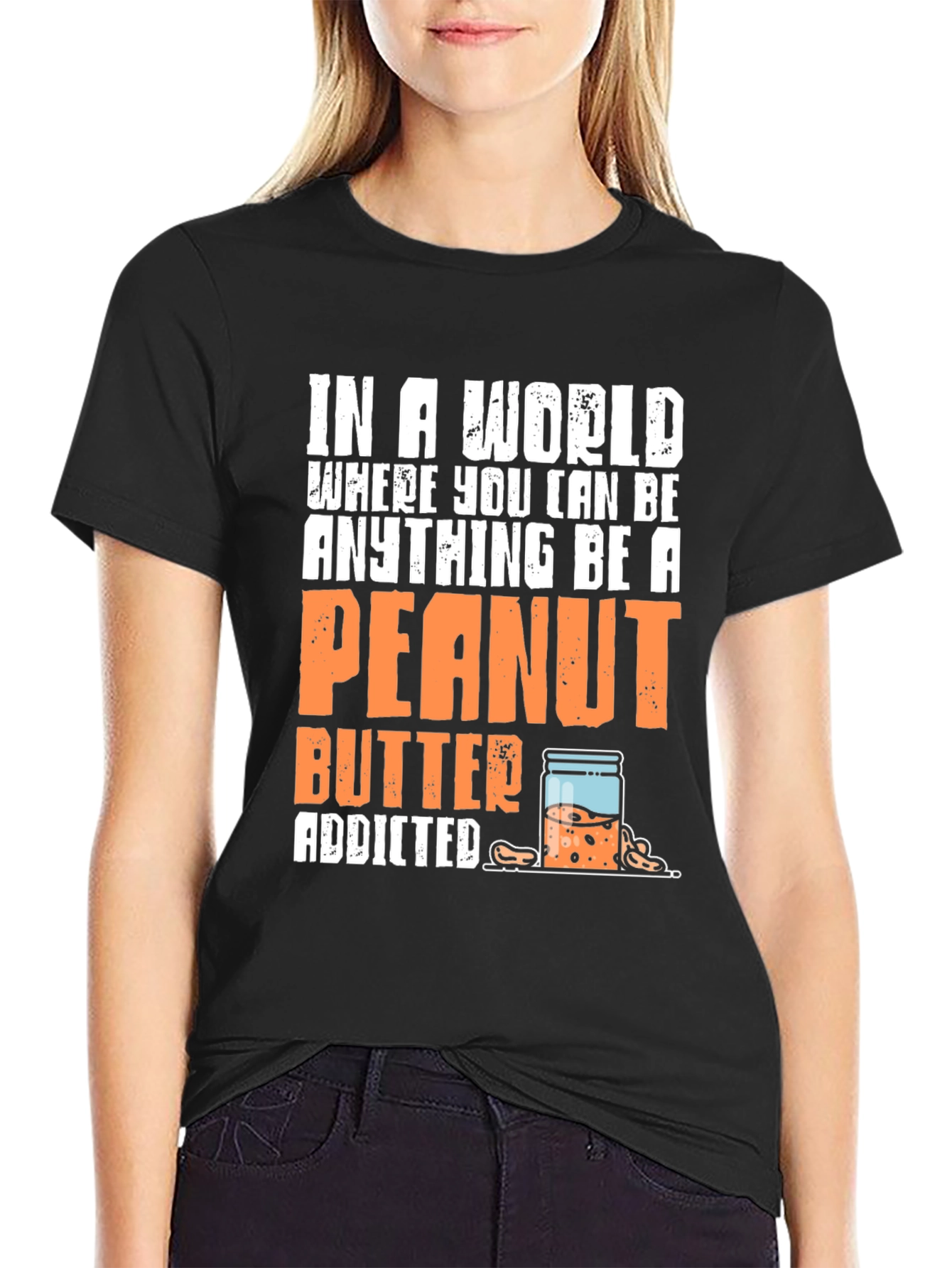 Peanut Butter Addicted Graphic Tee
