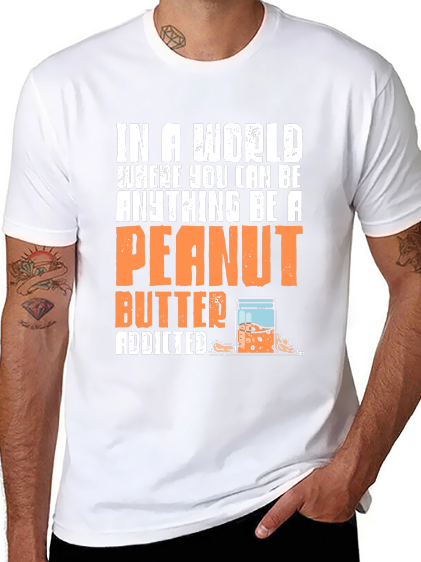 Peanut Butter Addicted Graphic Tee