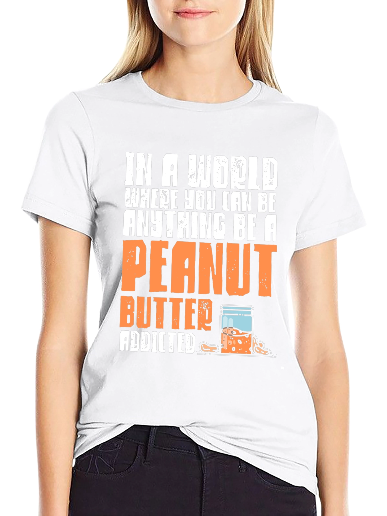 Peanut Butter Addicted Graphic Tee