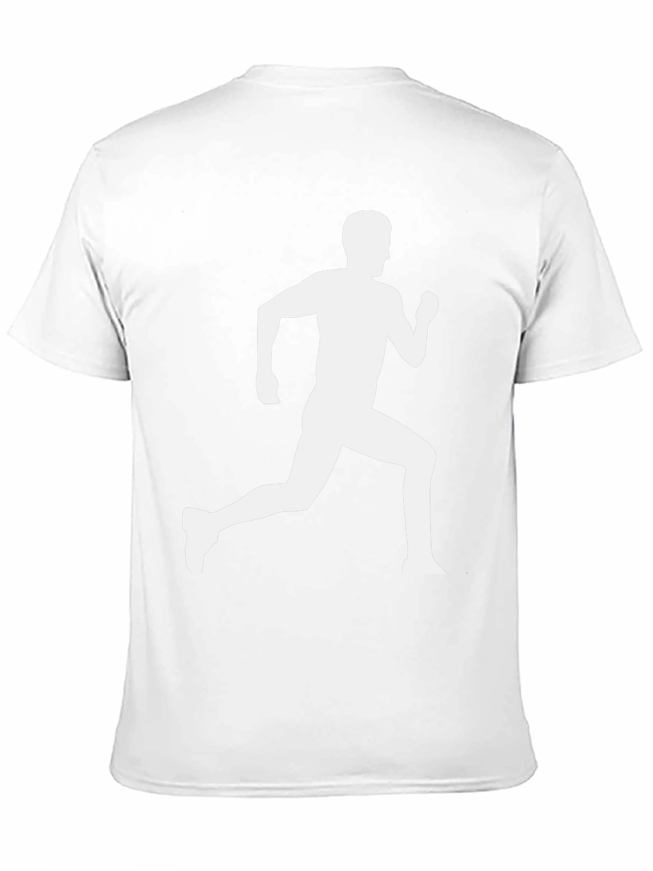 Runner Graphic Tee - Black Cotton T-Shirt