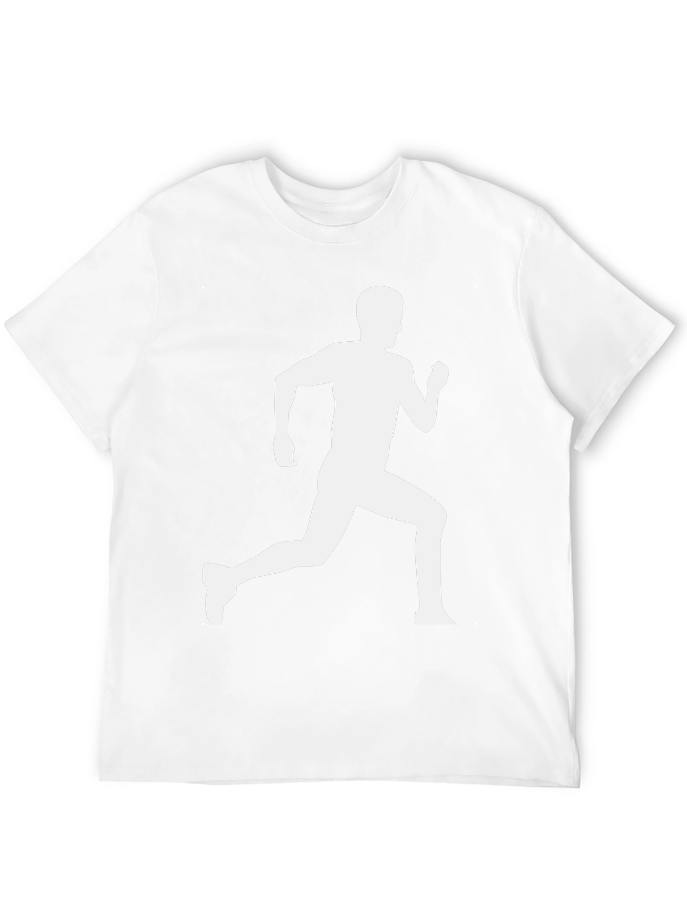 Runner Graphic Tee - Black Cotton T-Shirt