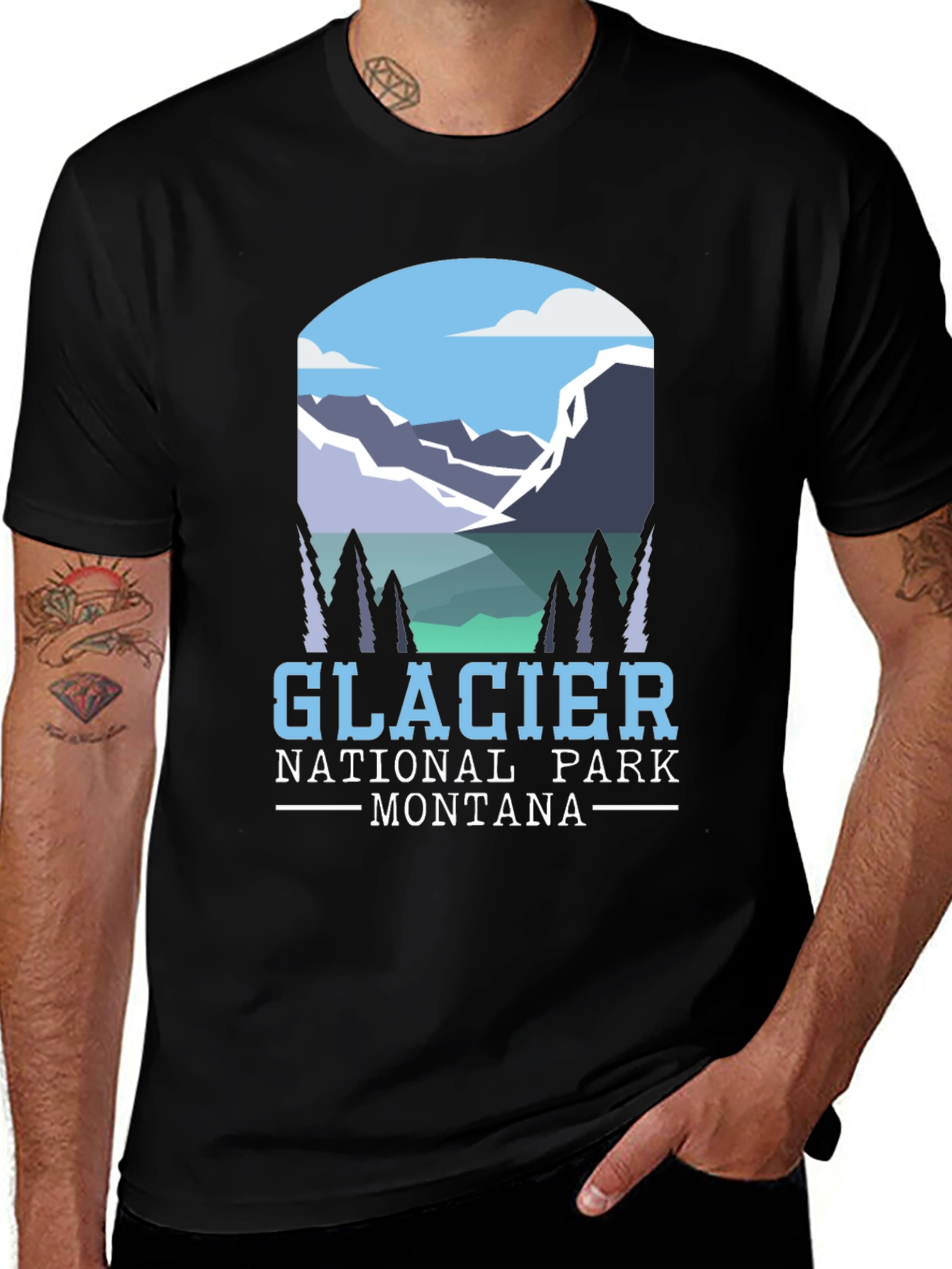 Glacier National Park Montana T-Shirt