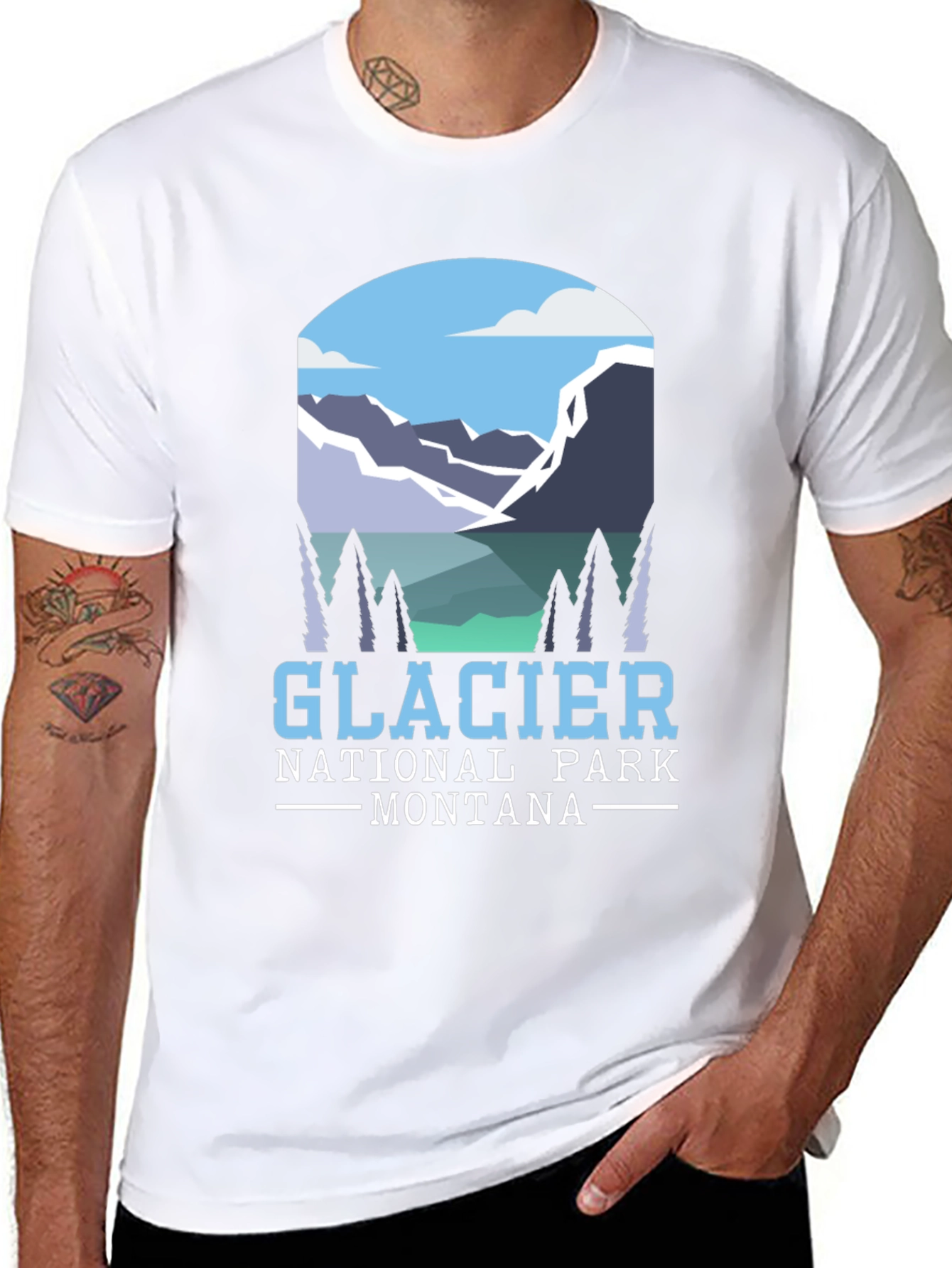 Glacier National Park Montana T-Shirt