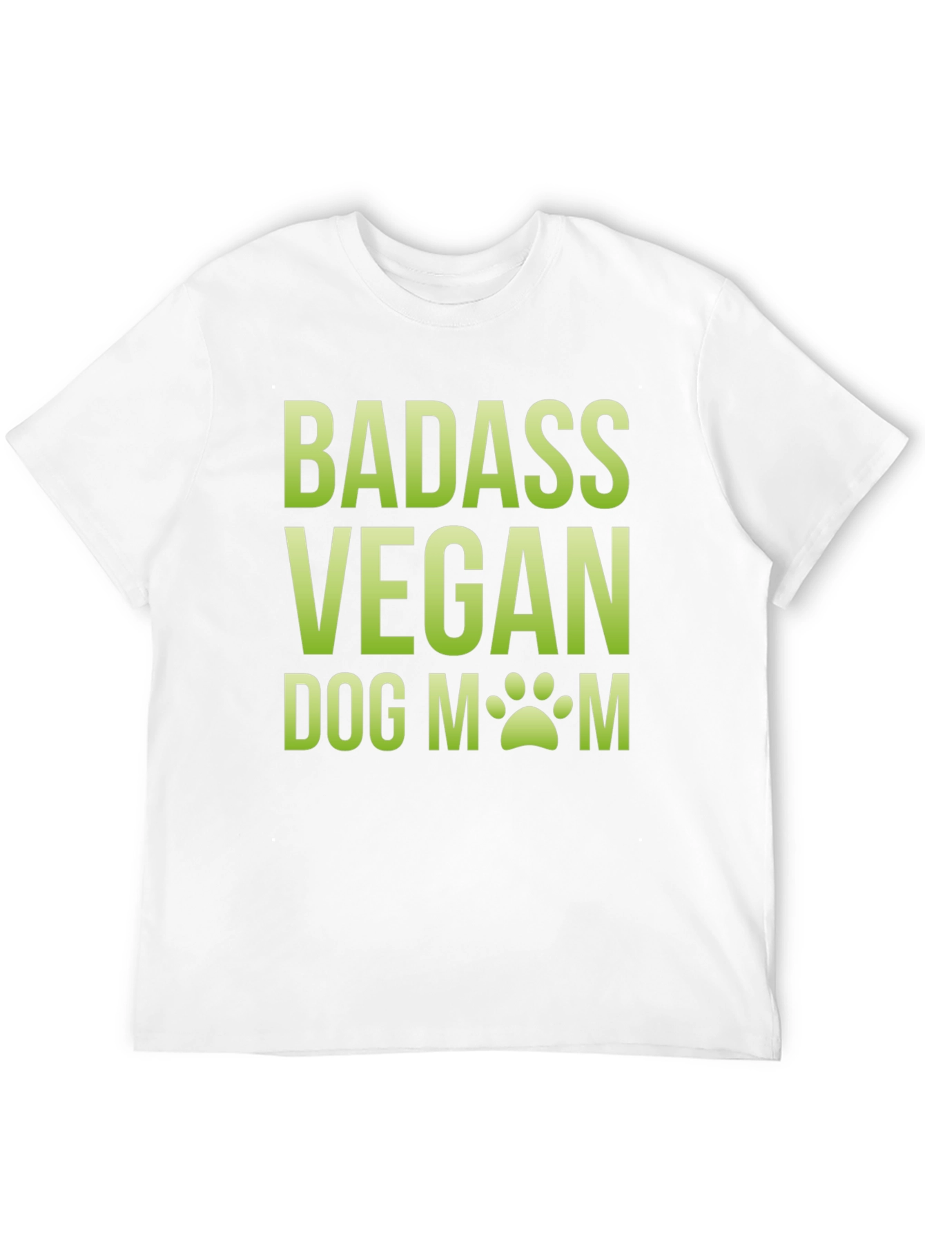 Badass Vegan Dog Mom T-Shirt - Black