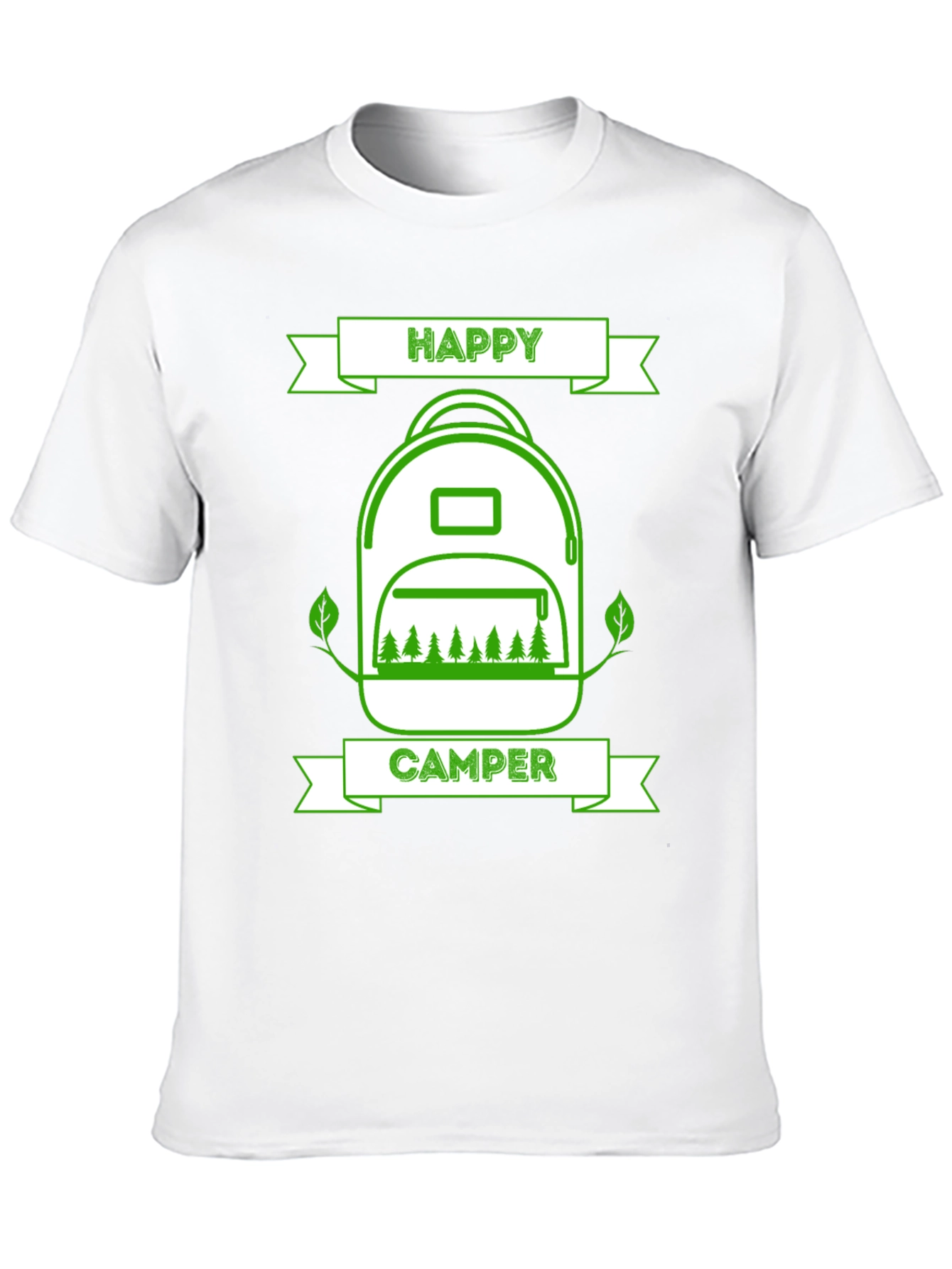 Happy Camper T-Shirt: Outdoor Adventure Apparel