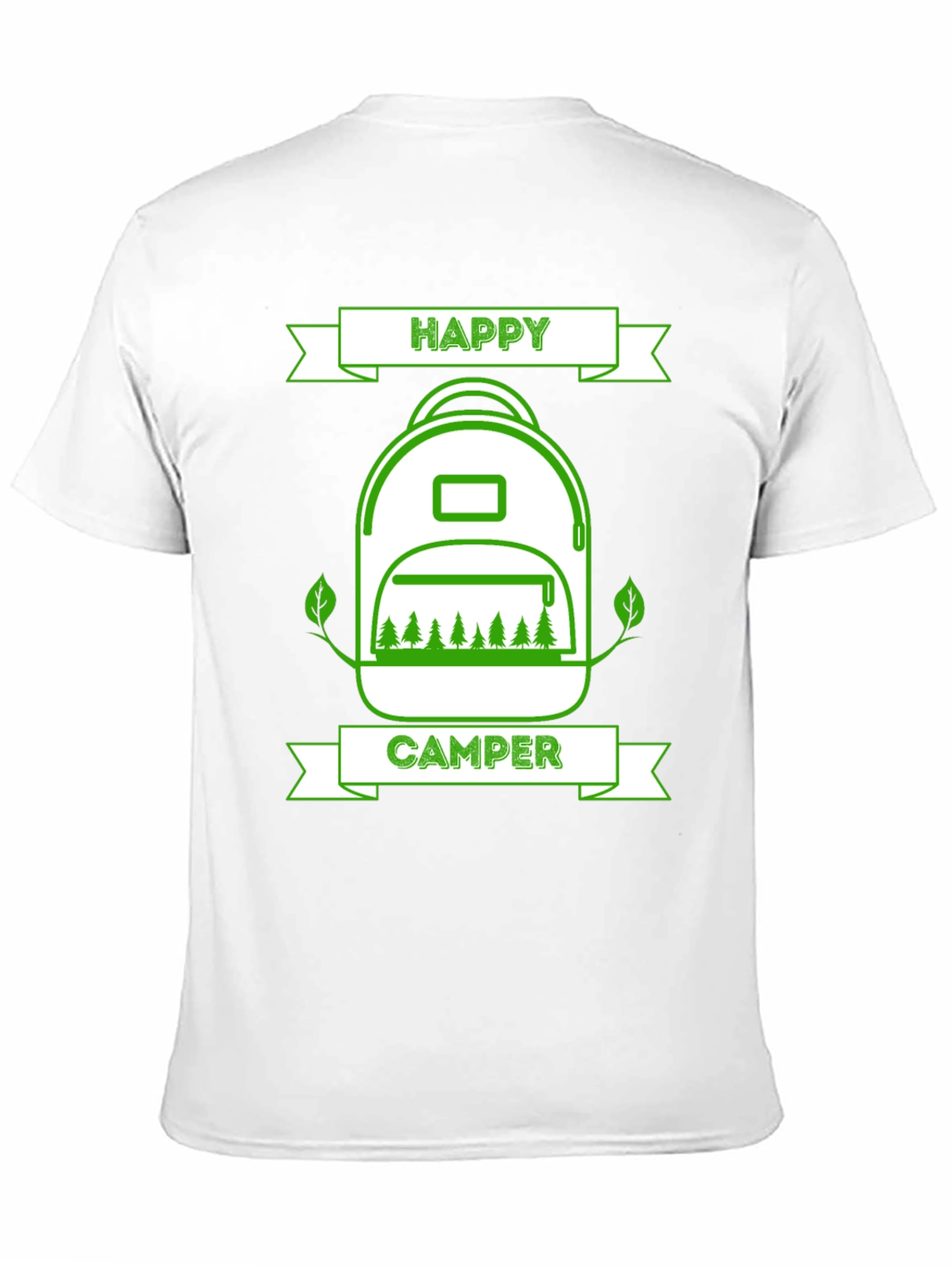 Happy Camper T-Shirt: Outdoor Adventure Apparel