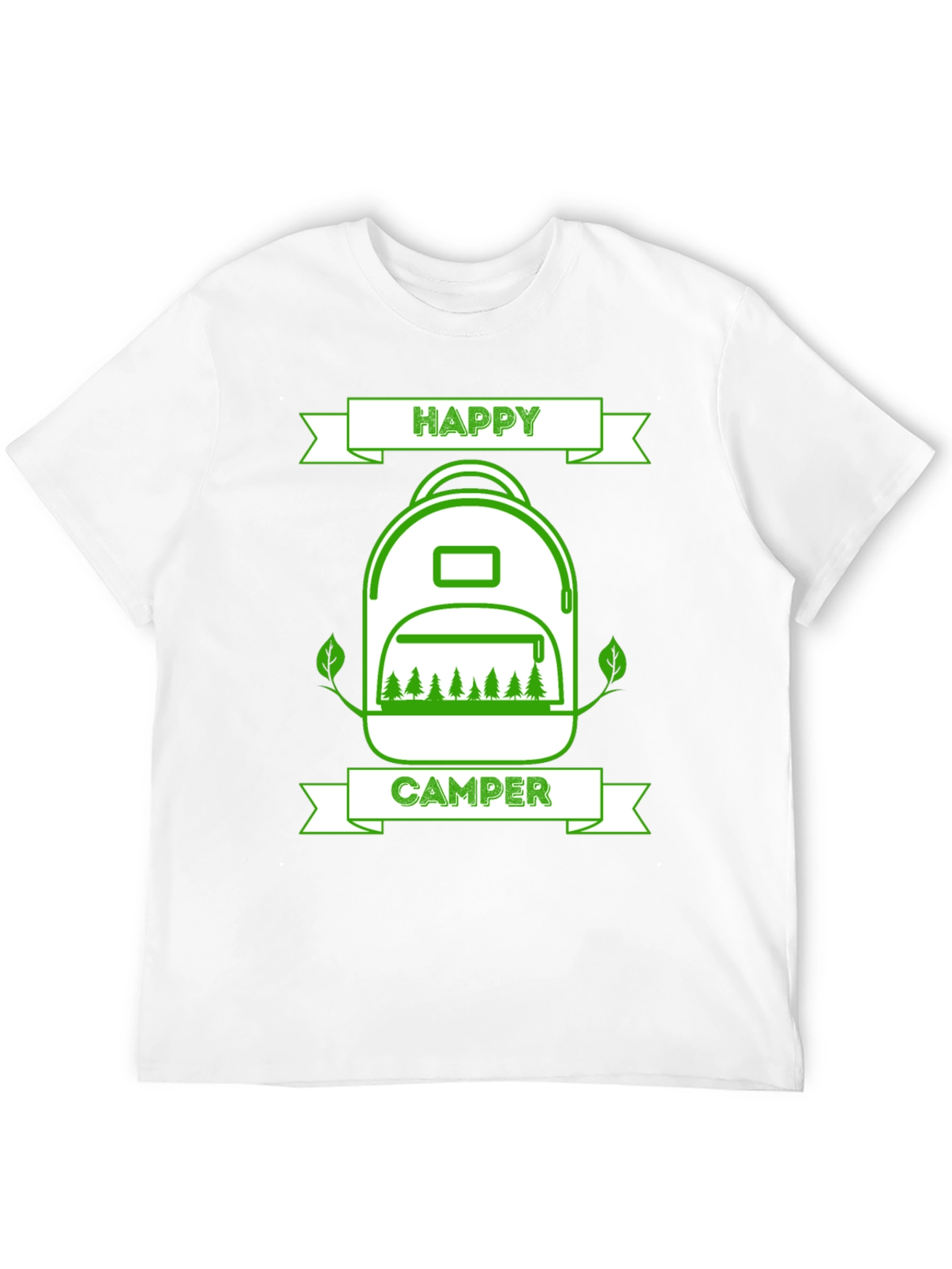 Happy Camper T-Shirt: Outdoor Adventure Apparel
