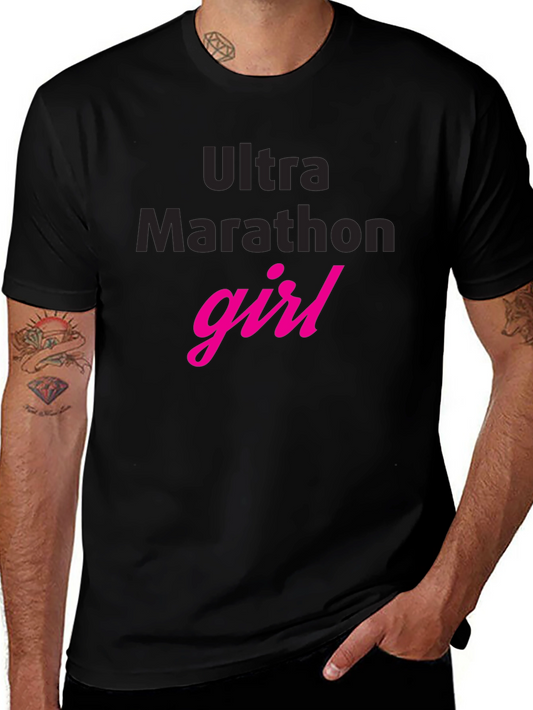 Ultra Marathon Girl Black T-Shirt