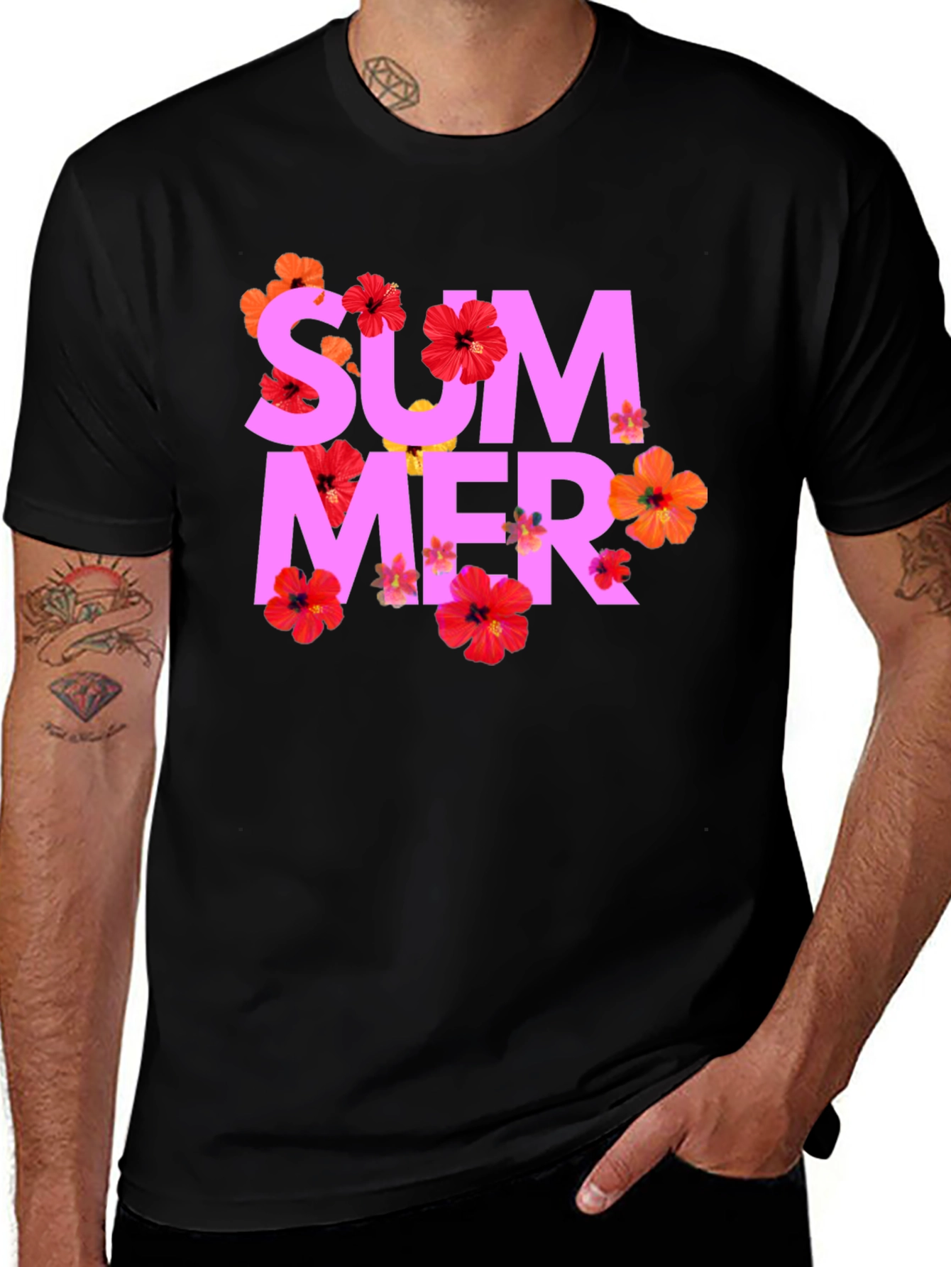 Summer Floral Graphic Tee