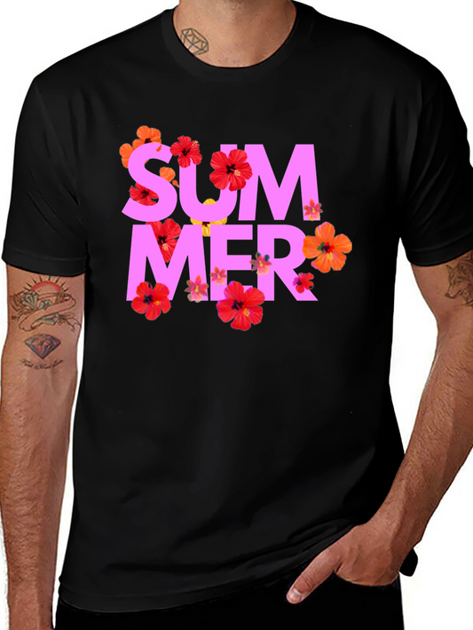 Summer Floral Graphic Tee