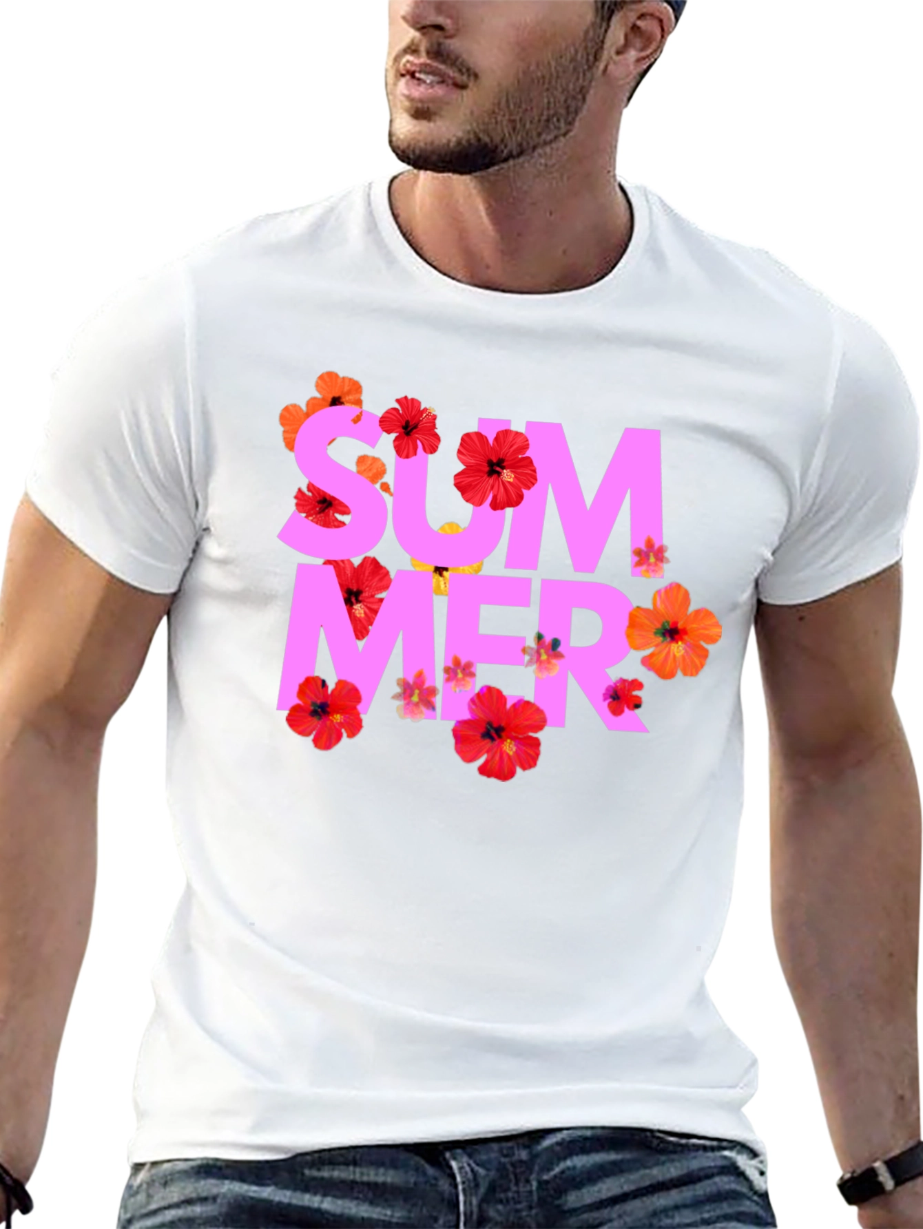 Summer Floral Graphic Tee