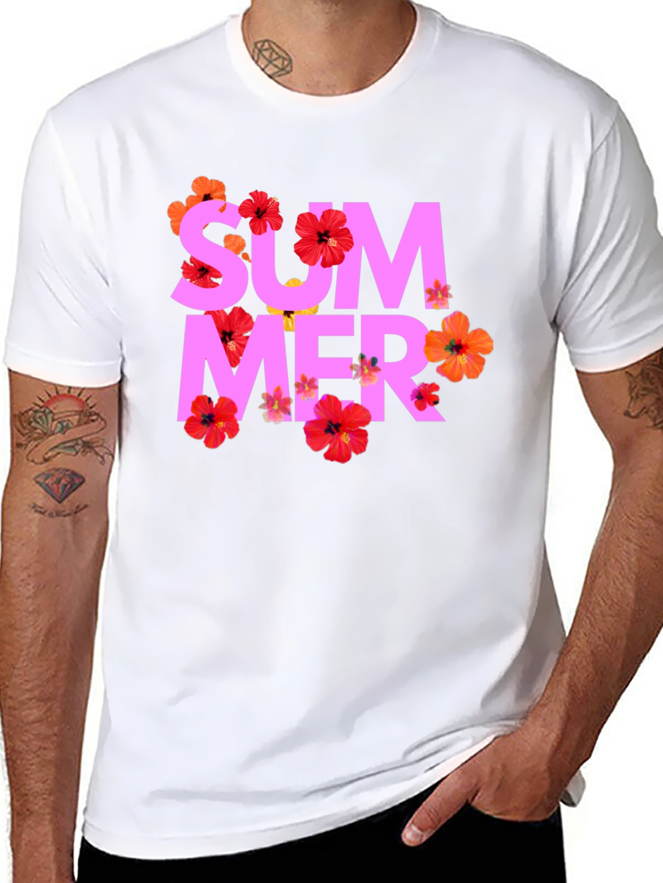 Summer Floral Graphic Tee