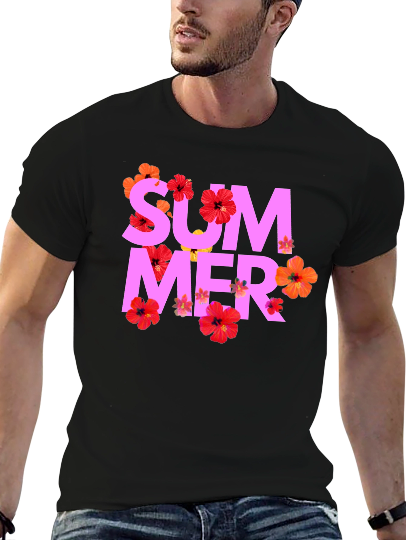 Summer Floral Graphic Tee