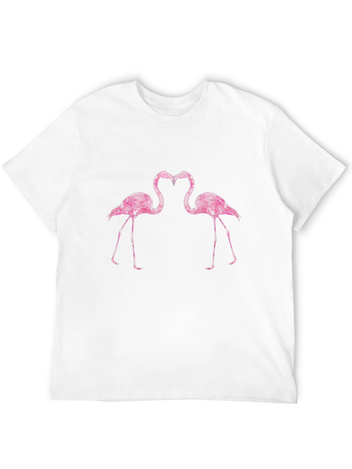 Flamingo Love Black T-Shirt