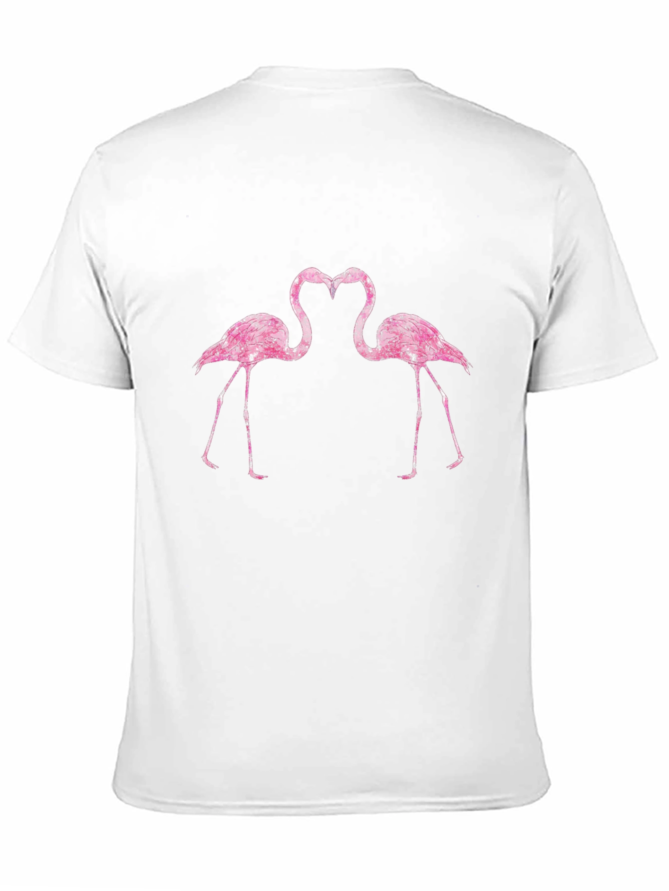 Flamingo Love Black T-Shirt