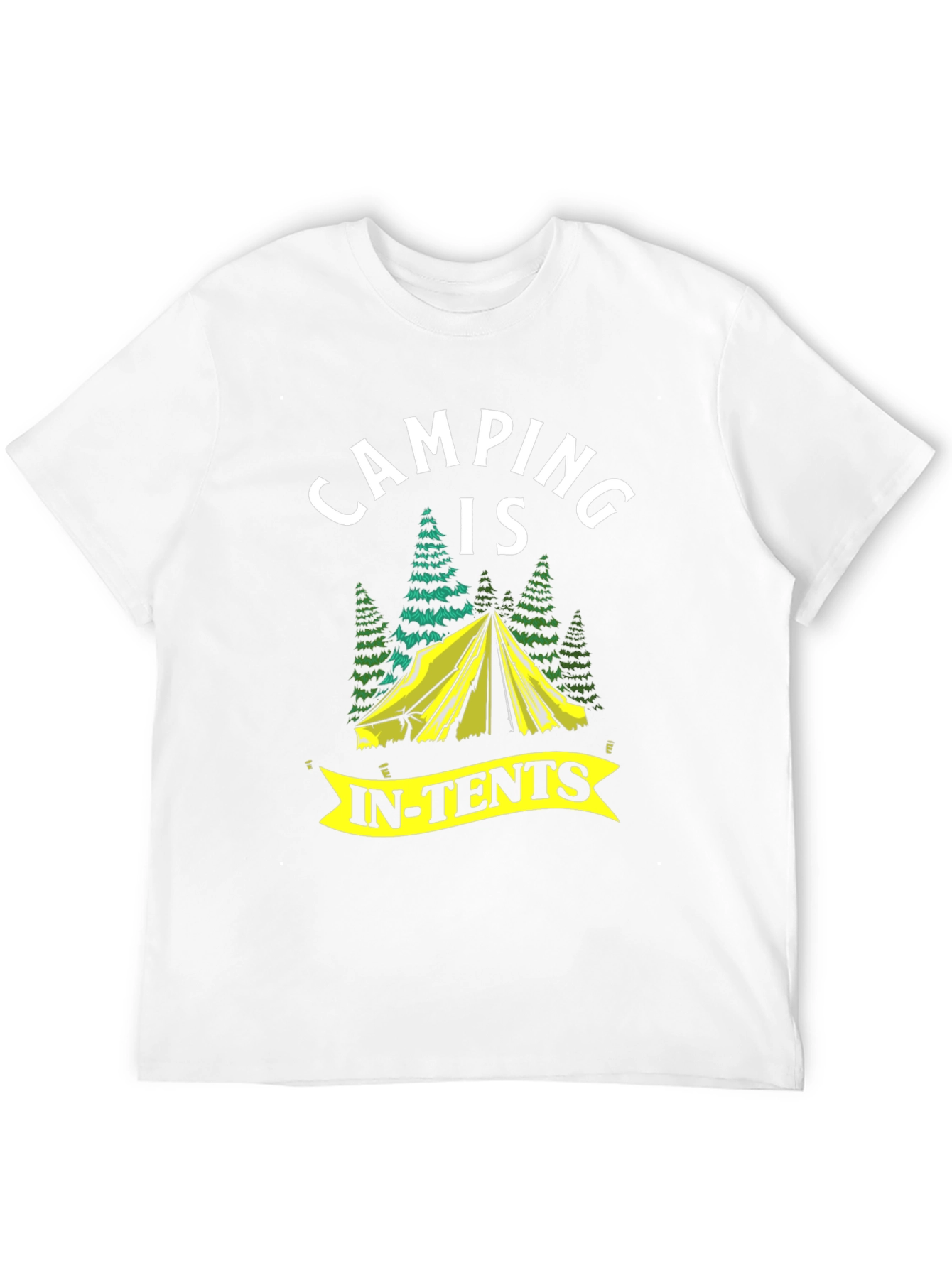 Camping Is In-Tents Graphic T-Shirt