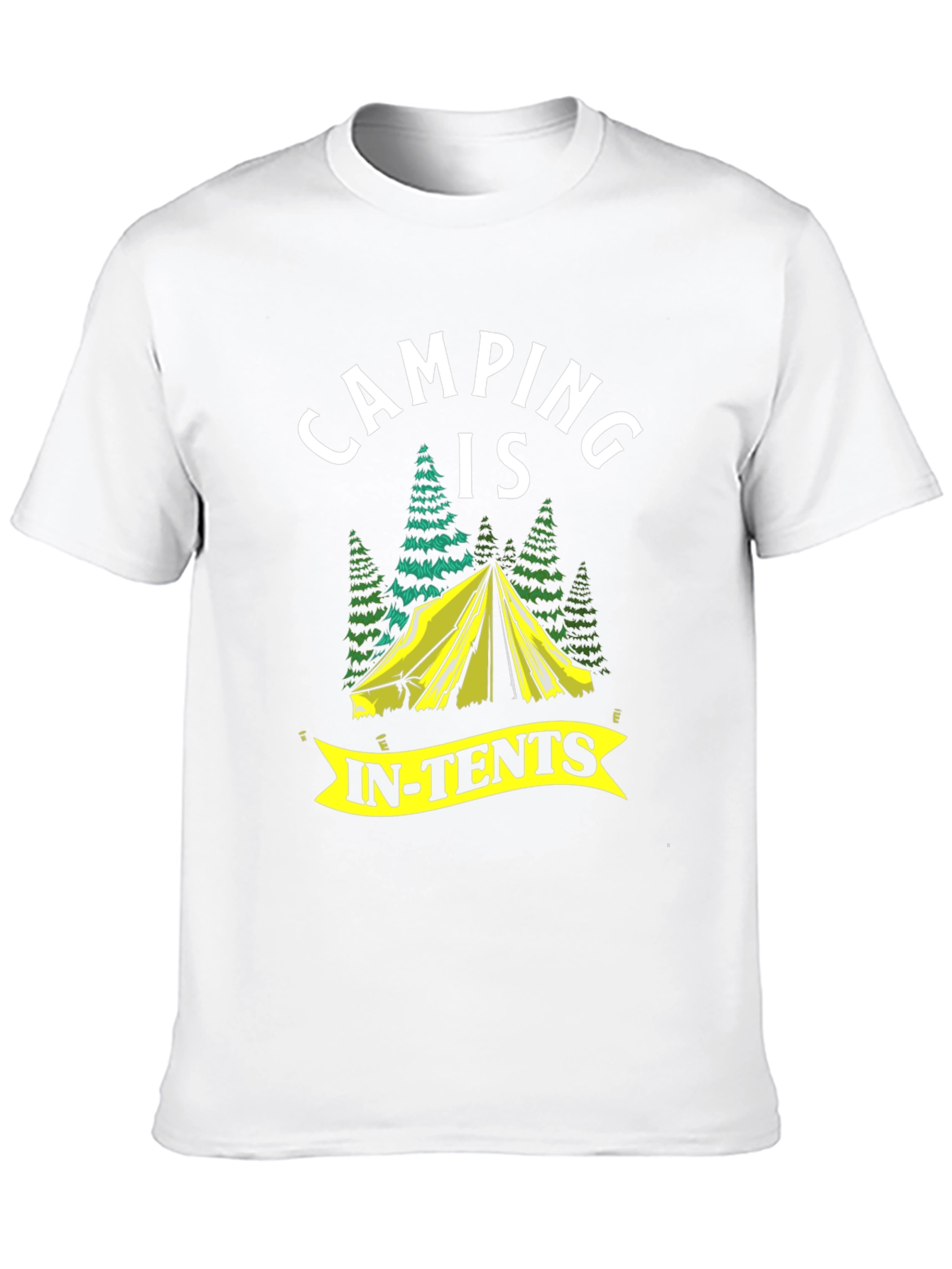 Camping Is In-Tents Graphic T-Shirt