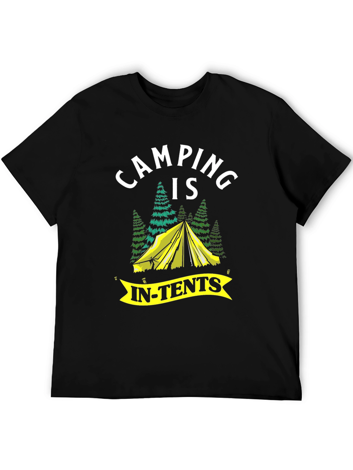 Camping Is In-Tents Graphic T-Shirt
