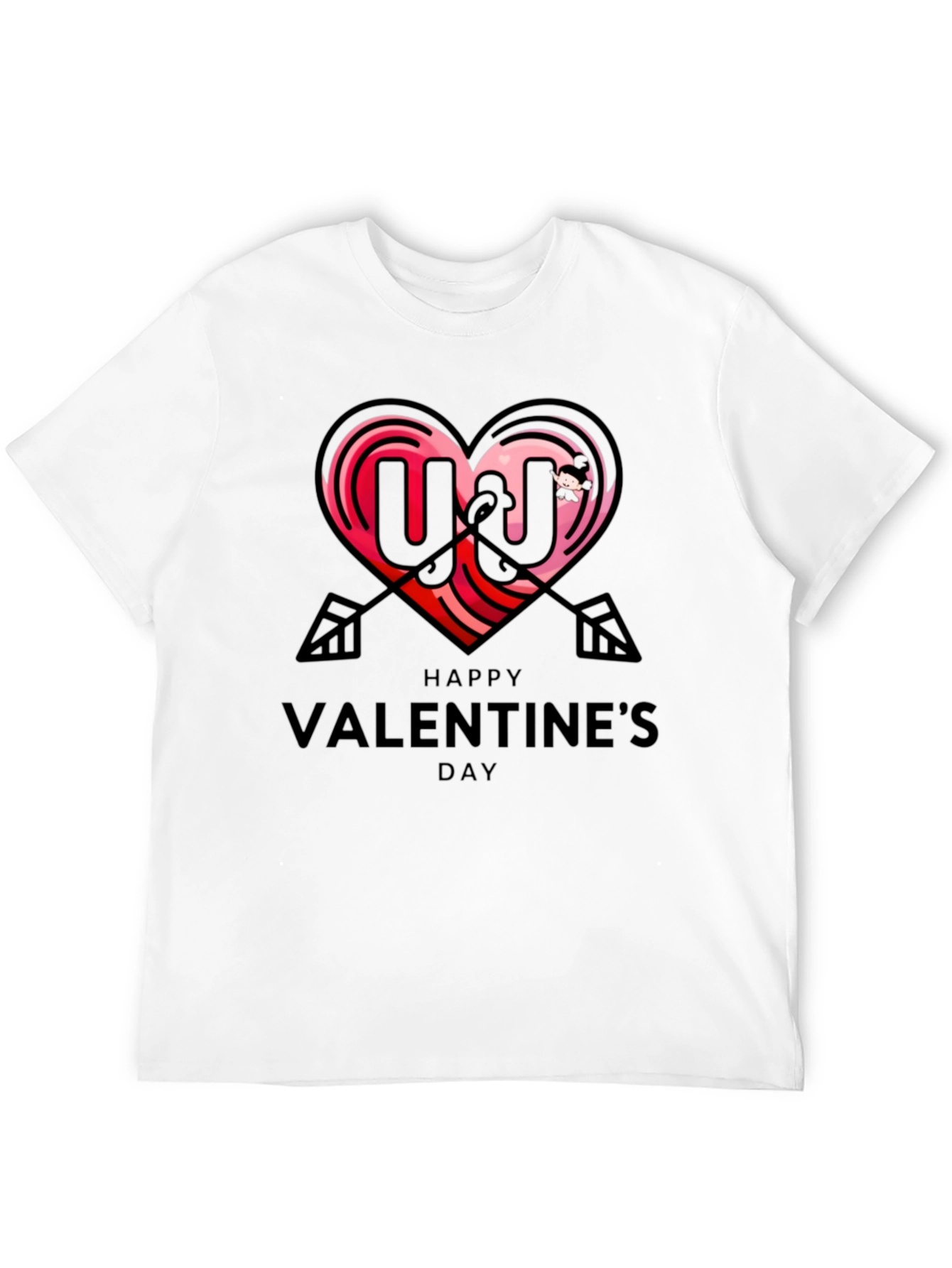 Happy Valentines Day Graphic T-Shirt