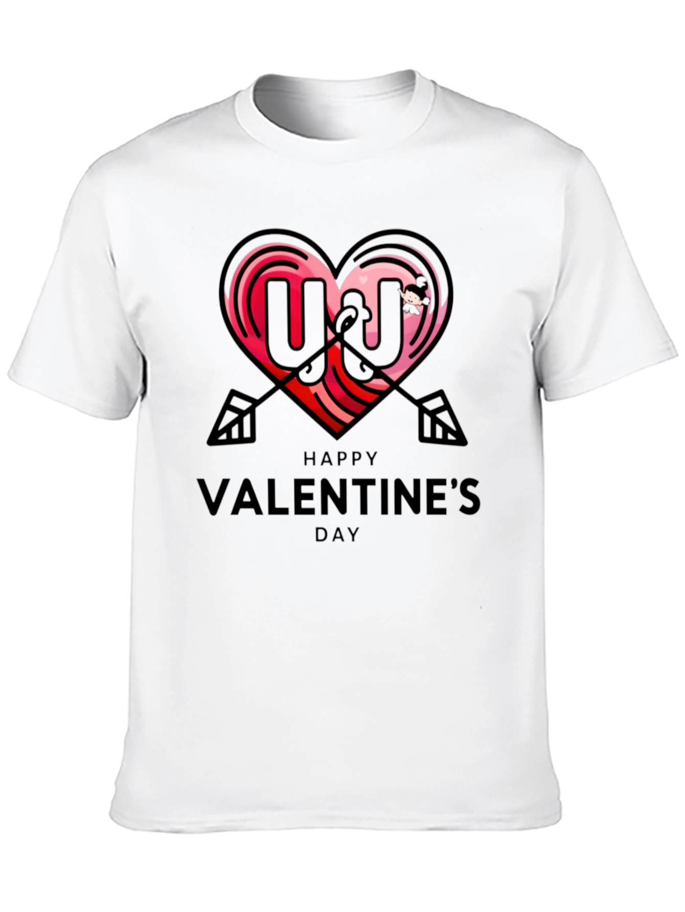 Happy Valentines Day Graphic T-Shirt