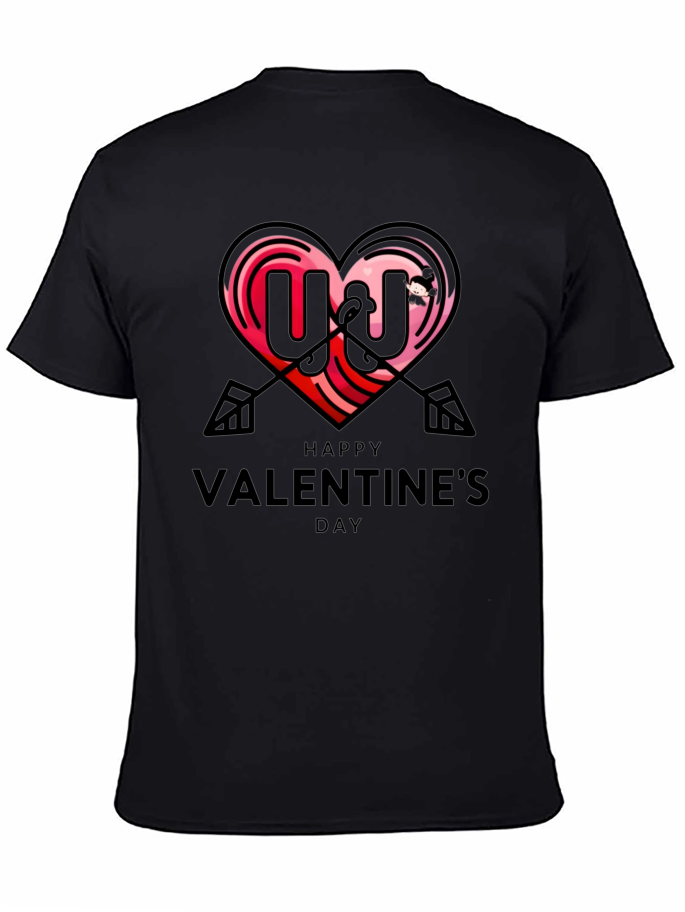 Happy Valentines Day Graphic T-Shirt