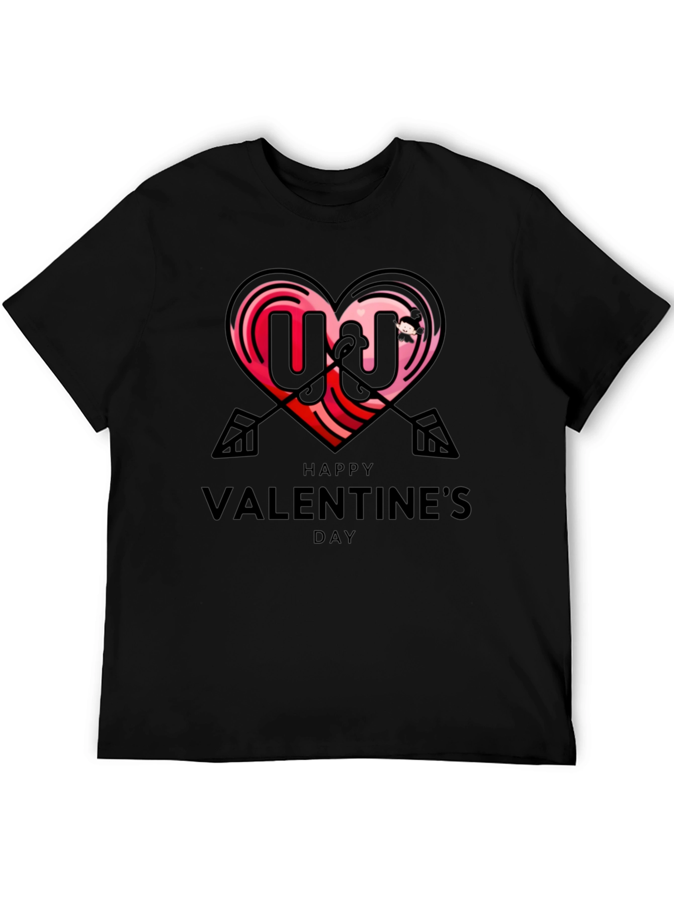 Happy Valentines Day Graphic T-Shirt