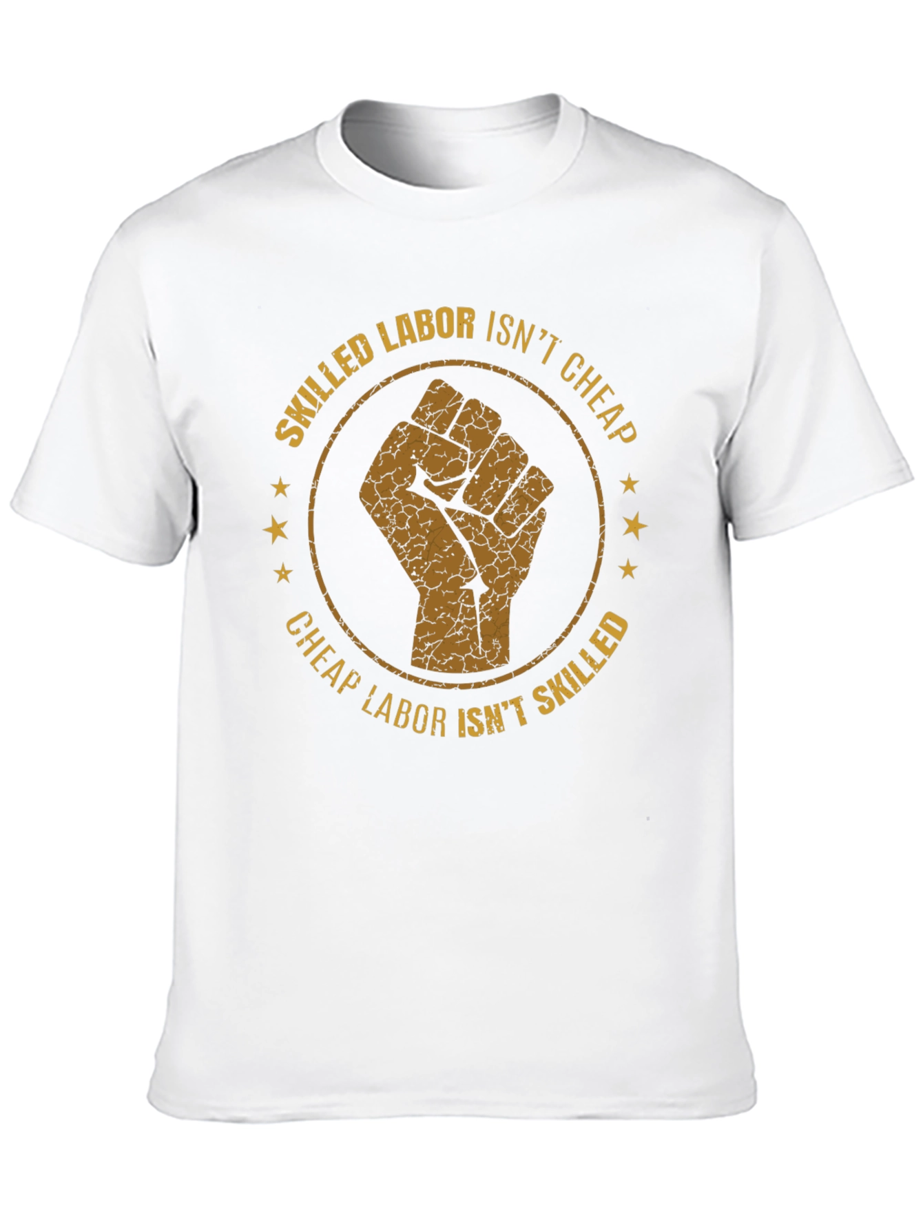 Skilled Labor Fist Graphic Black T-Shirt