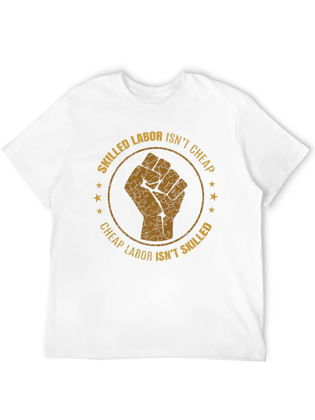 Skilled Labor Fist Graphic Black T-Shirt