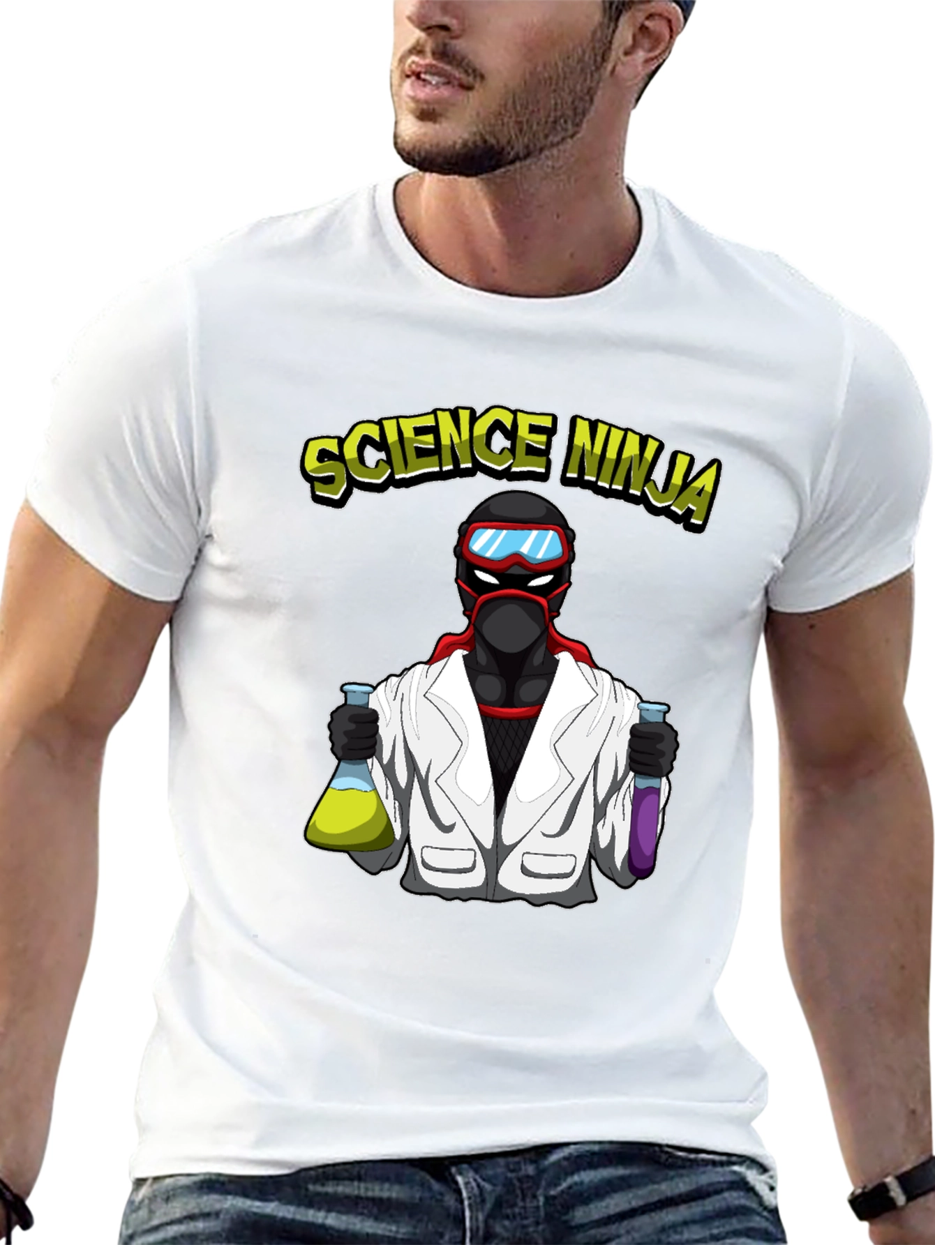 Science Ninja T-Shirt - Geeky Cool Design