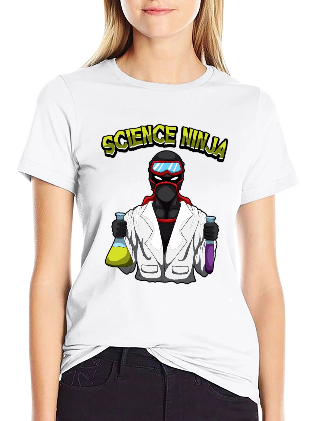 Science Ninja T-Shirt - Geeky Cool Design