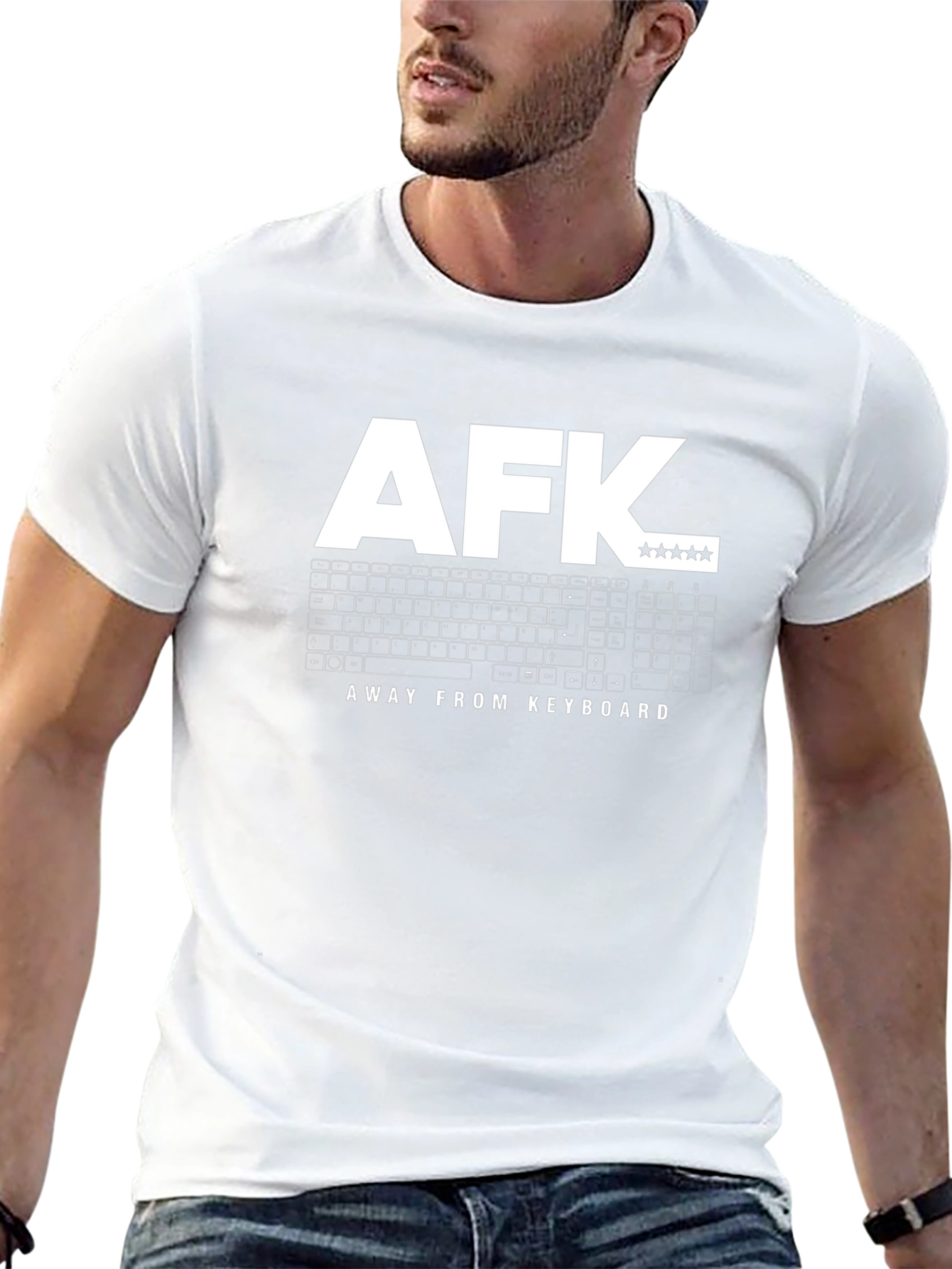 AFK Keyboard T-Shirt - Gamer Apparel