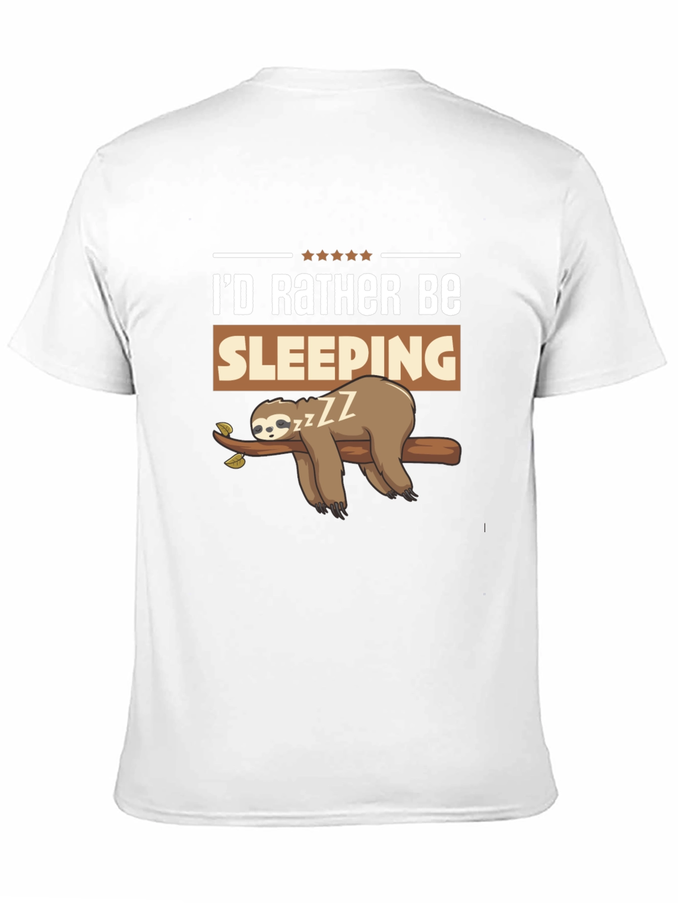 Id Rather Be Sleeping Sloth T-Shirt