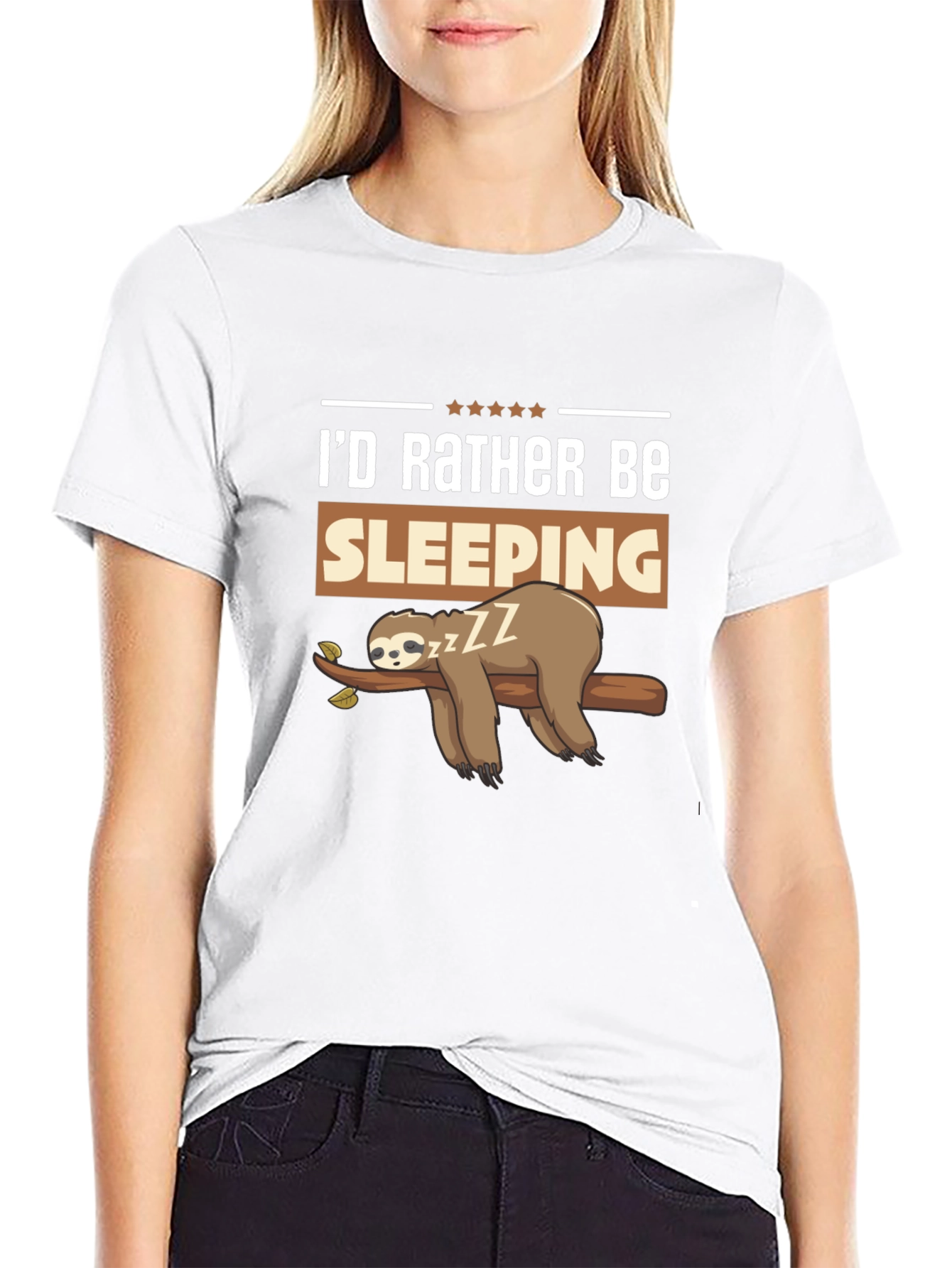 Id Rather Be Sleeping Sloth T-Shirt