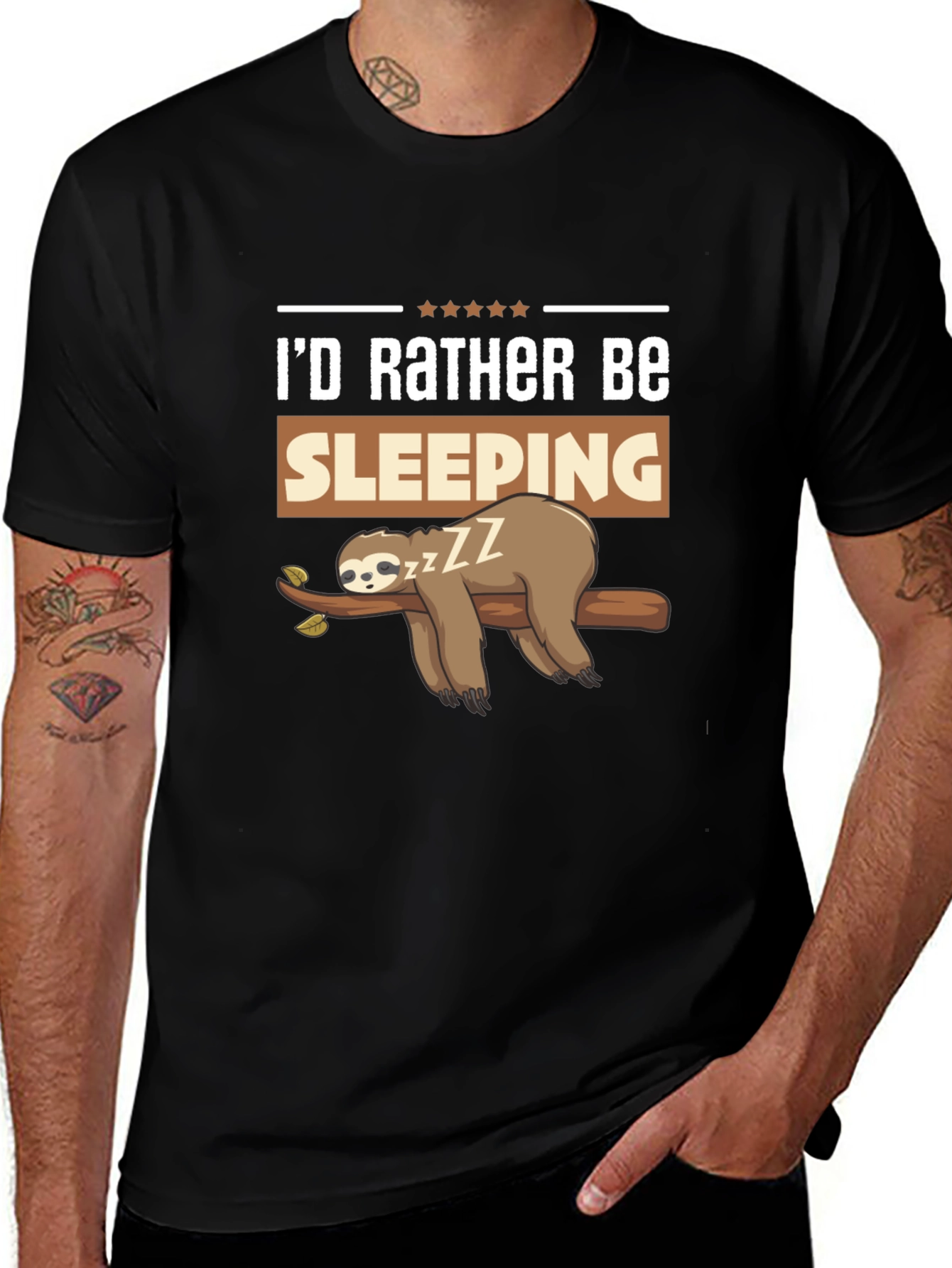 Id Rather Be Sleeping Sloth T-Shirt