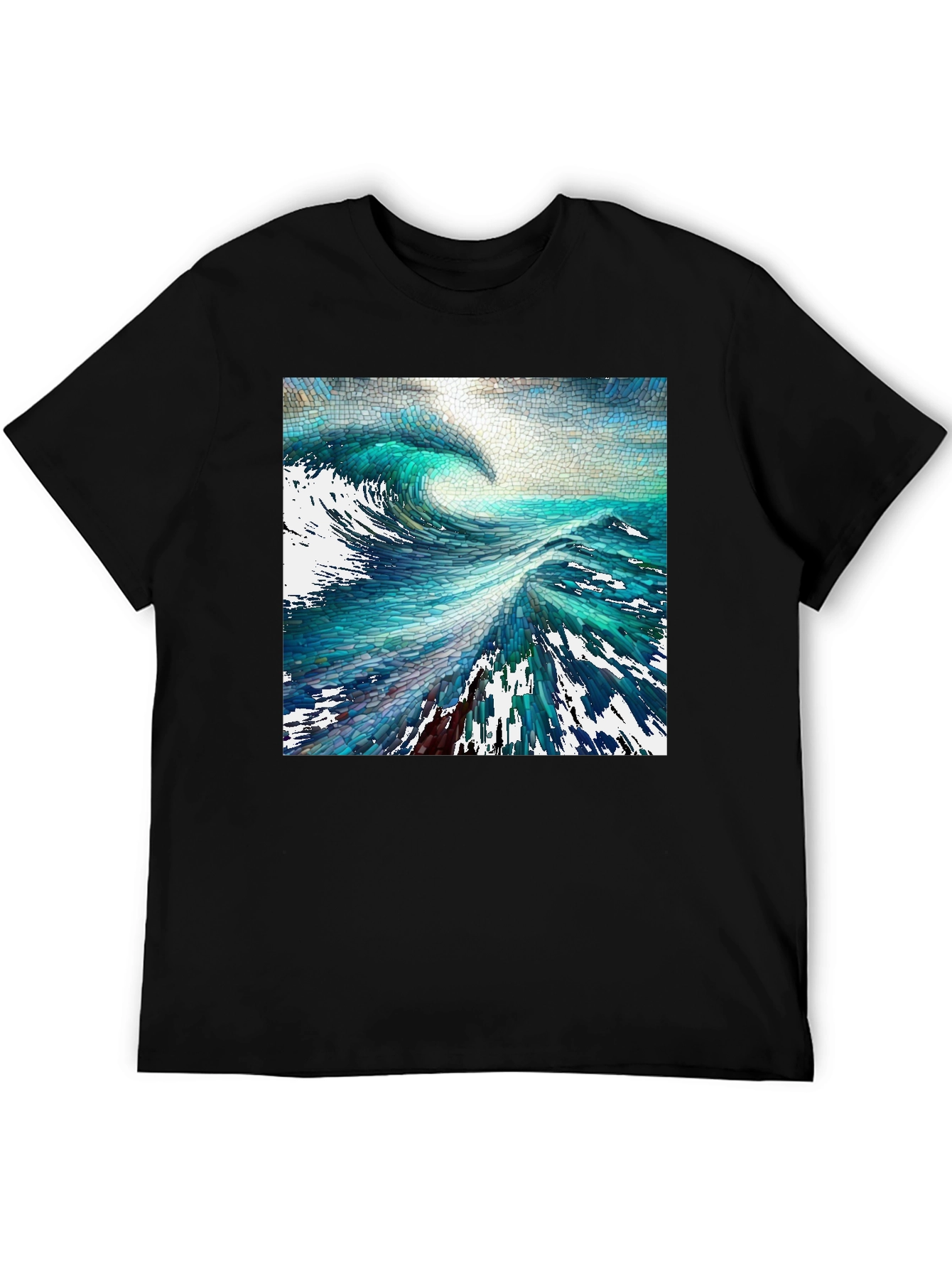 Ocean Wave Art Graphic Tee