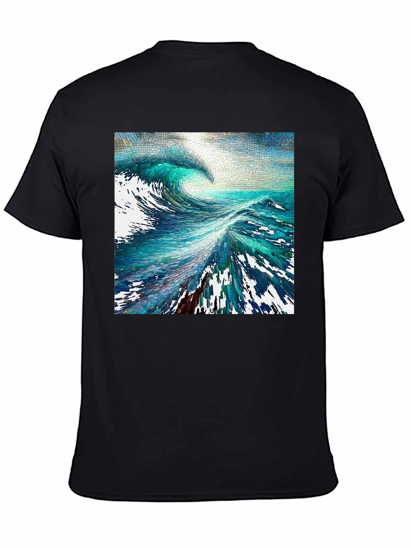 Ocean Wave Art Graphic Tee