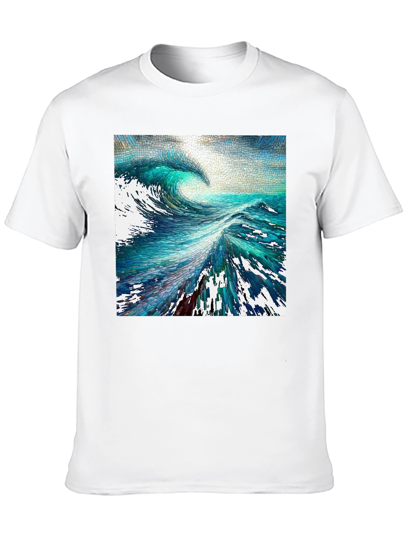 Ocean Wave Art Graphic Tee