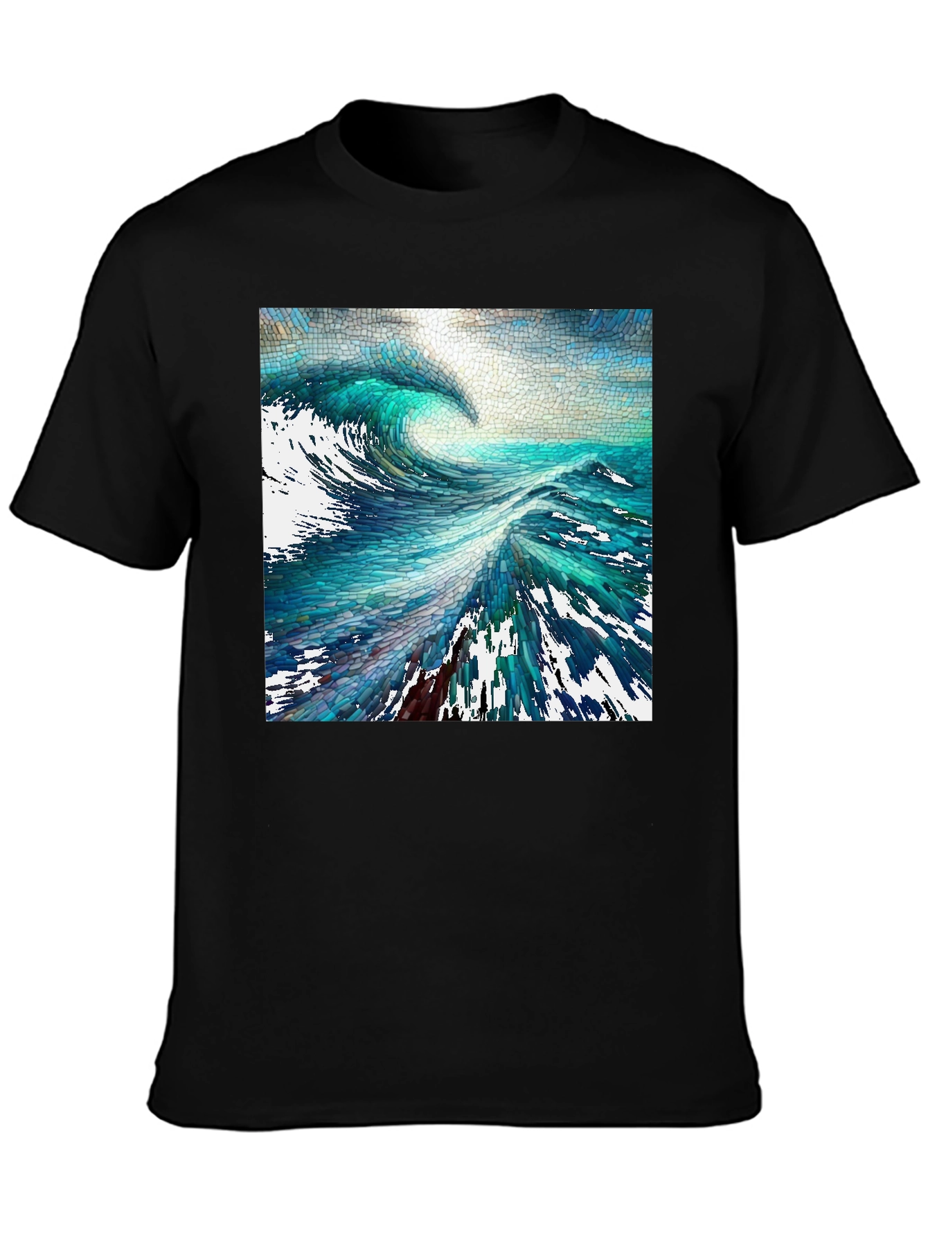 Ocean Wave Art Graphic Tee