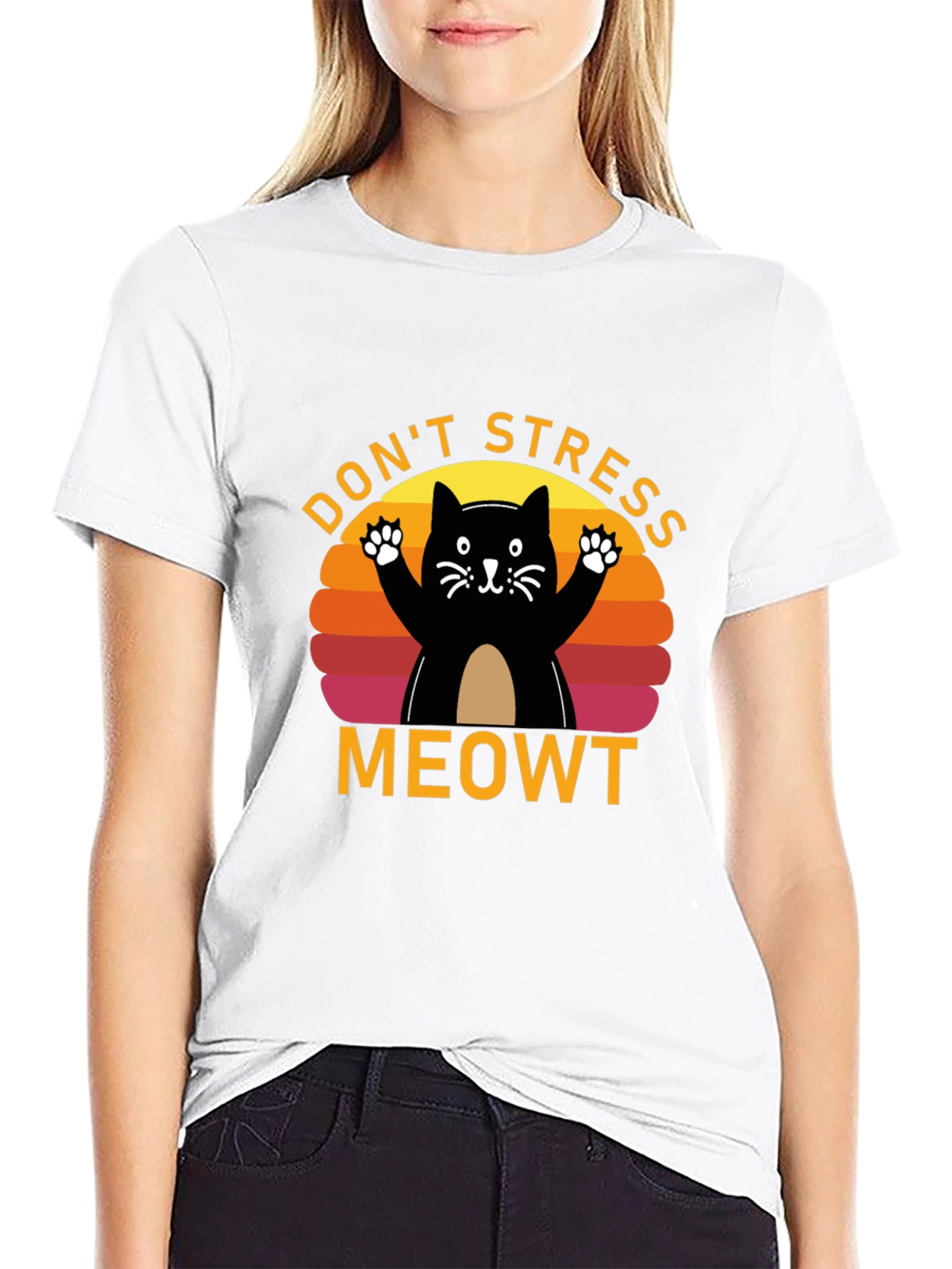 Dont Stress Meowt Cat T-Shirt