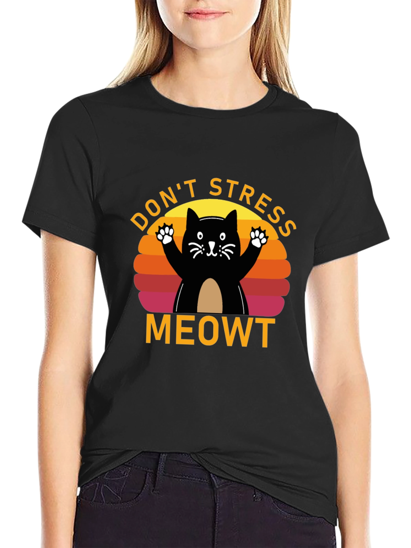 Dont Stress Meowt Cat T-Shirt