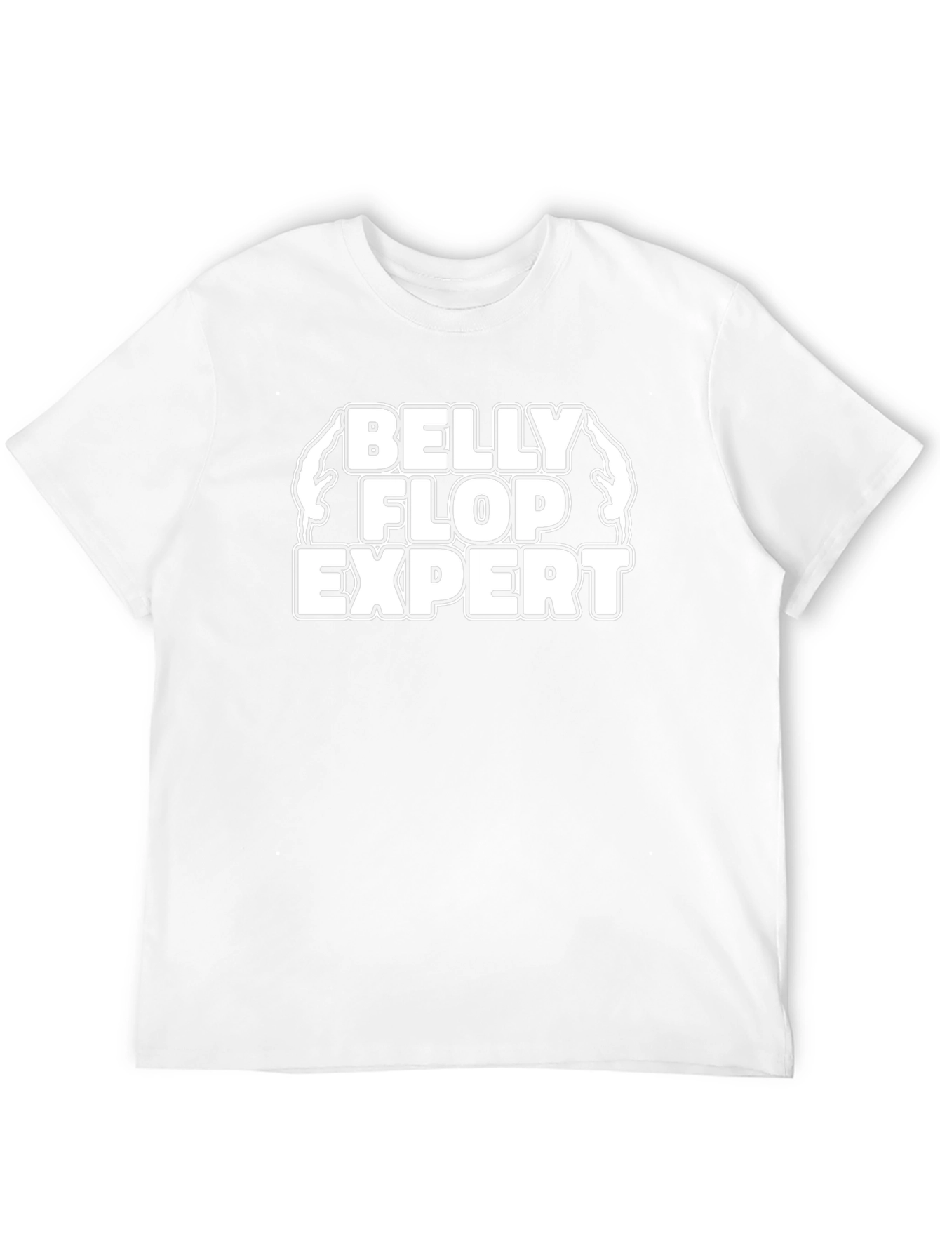 Belly Flop Expert T-Shirt - Humorous Diver Design